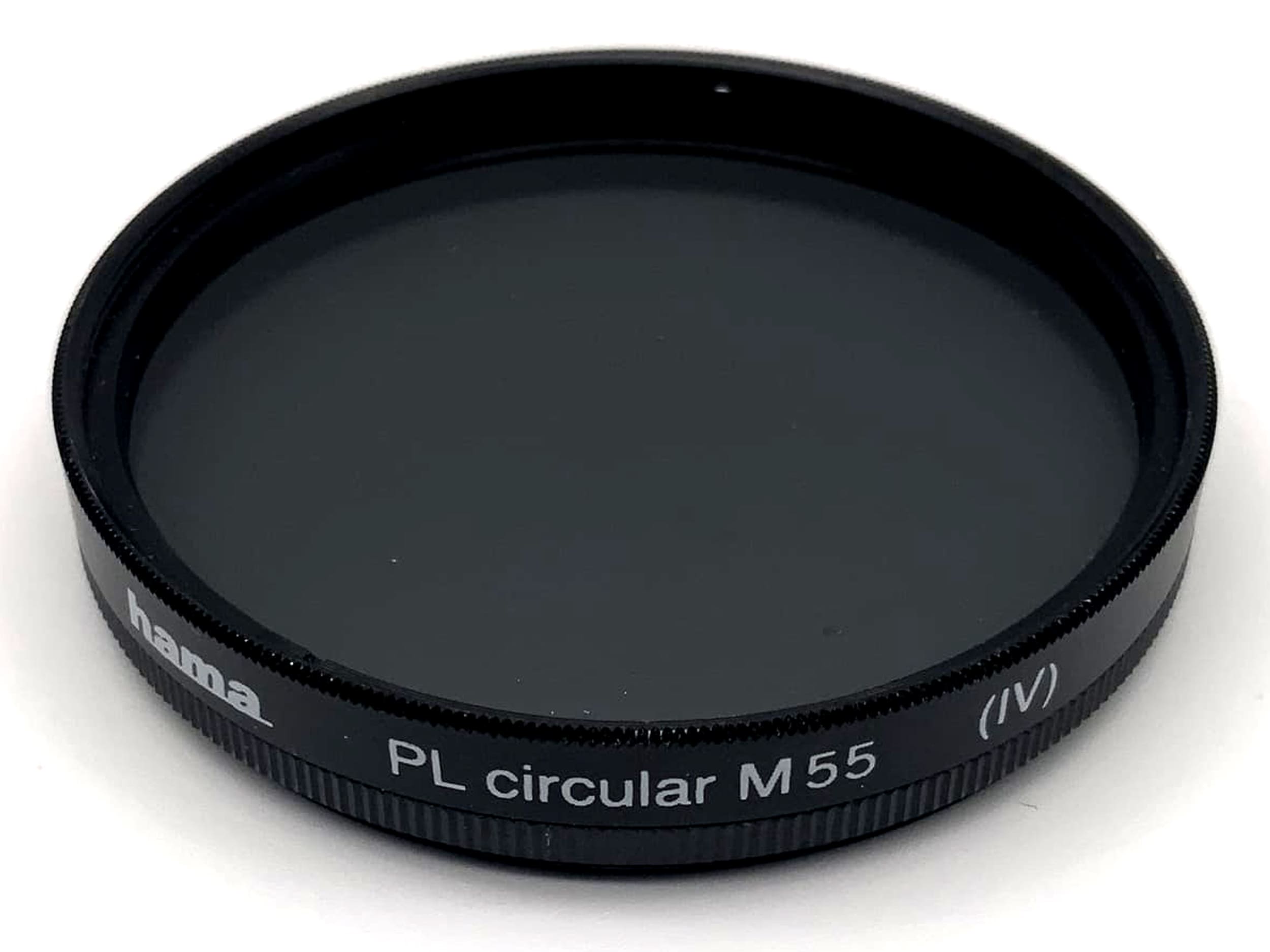 Filtre polarisant Hama 55 mm, filtre PL circulaire (IV), filetage circulaire