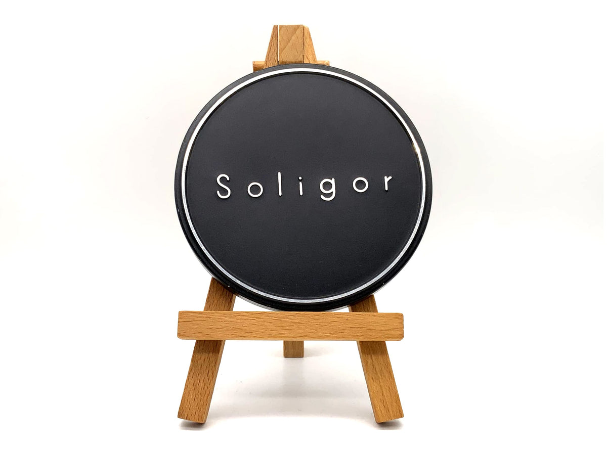 Bouchon d'objectif en aluminium à enfiler Soligor 75 mm