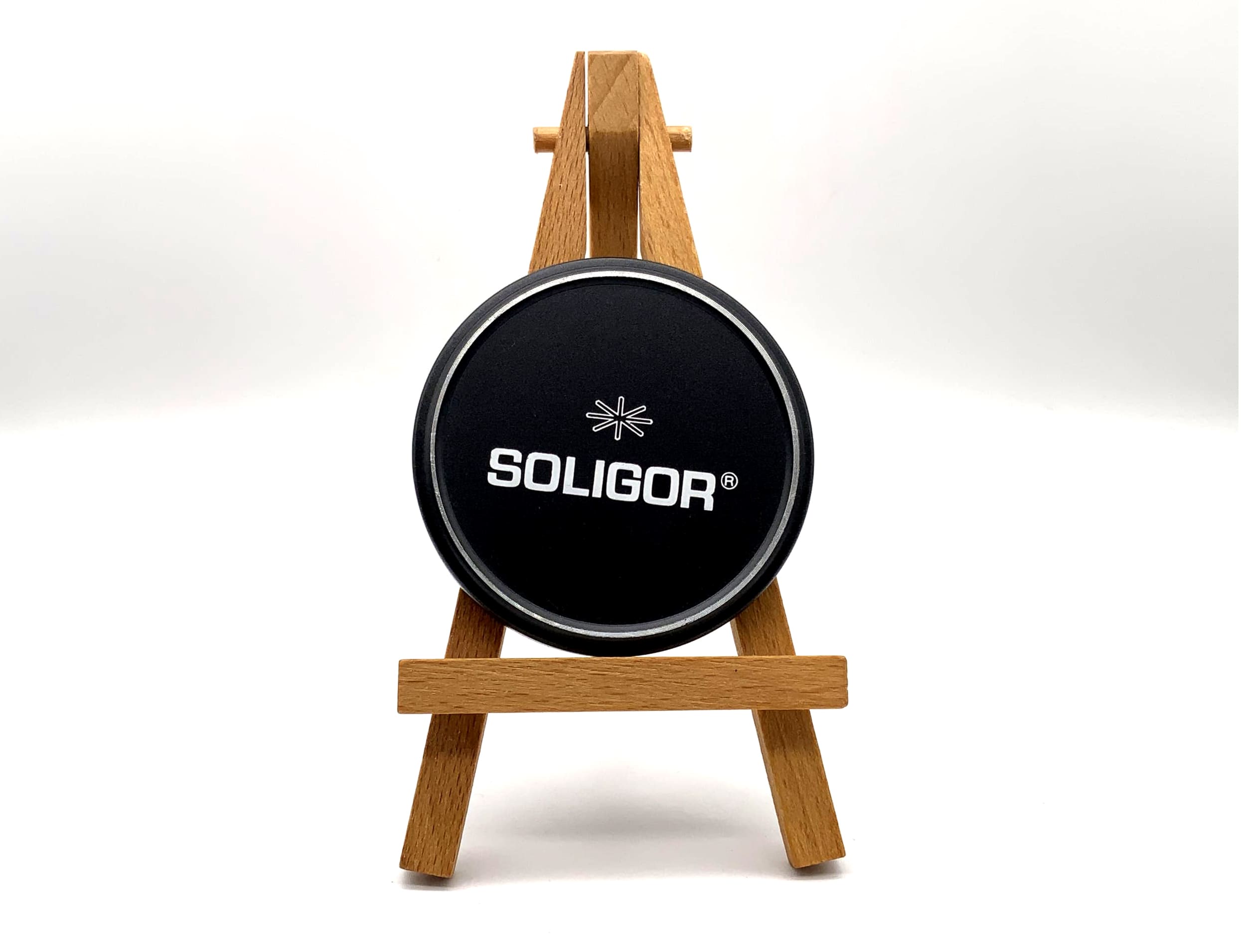 Bouchon d'objectif en aluminium à enfiler Soligor 56 mm