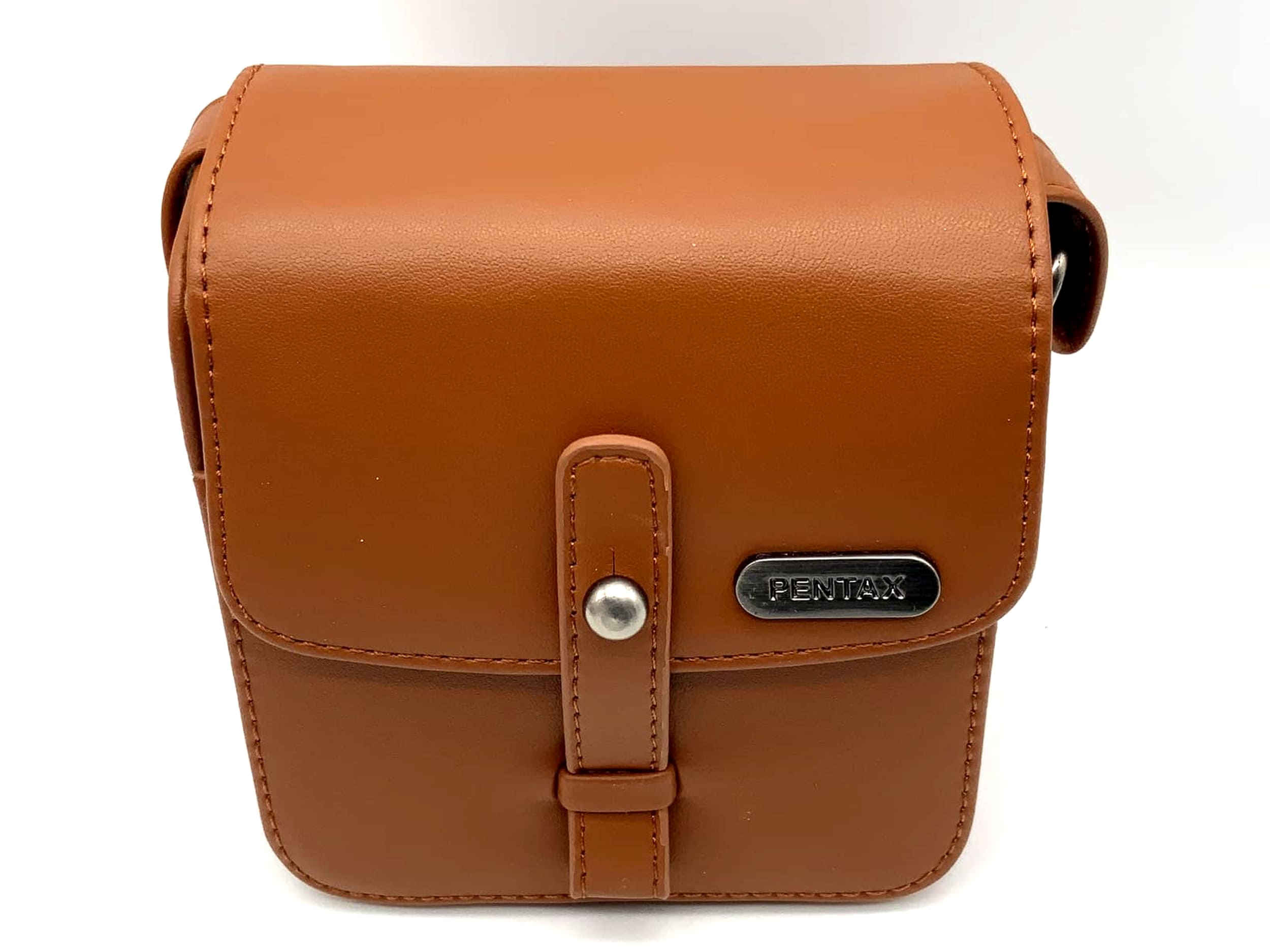 Sacoche pour appareil photo Pentax Q Vintage en similicuir marron 85234