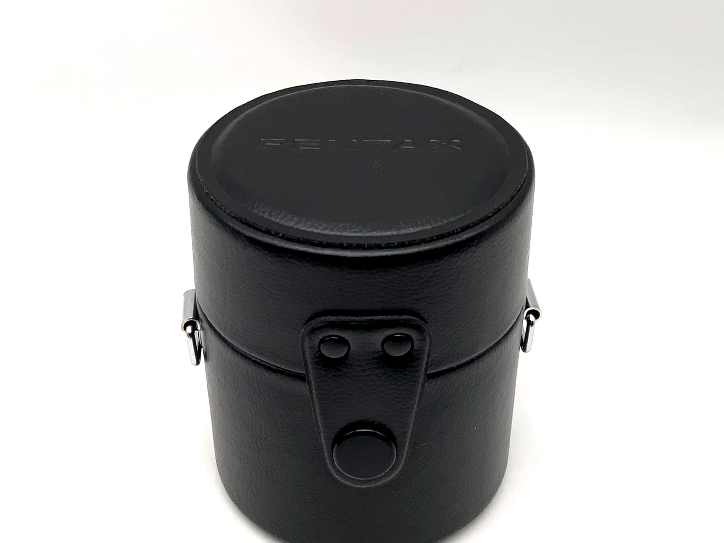 Étui rigide noir pour objectif Pentax HA-90B (compatible avec les objectifs SMC Pentax).