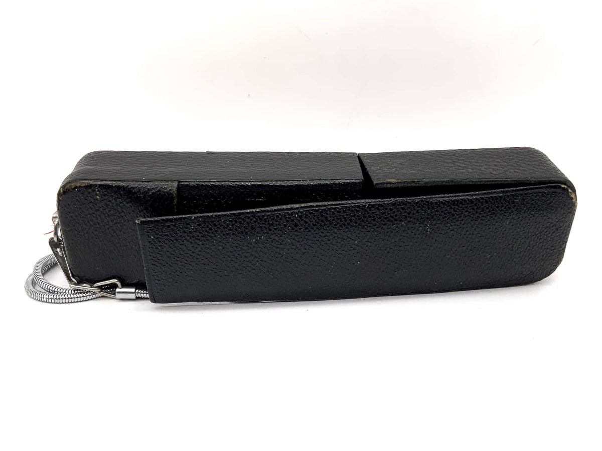 Sac Minox Ready Bag C en cuir noir pour appareil photo