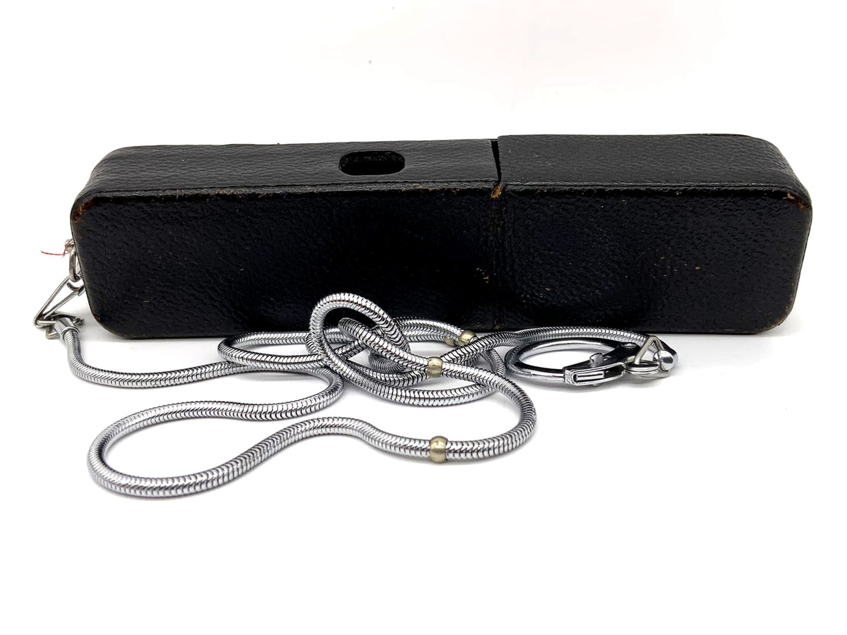 Sac Minox Ready Bag C en cuir noir pour appareil photo