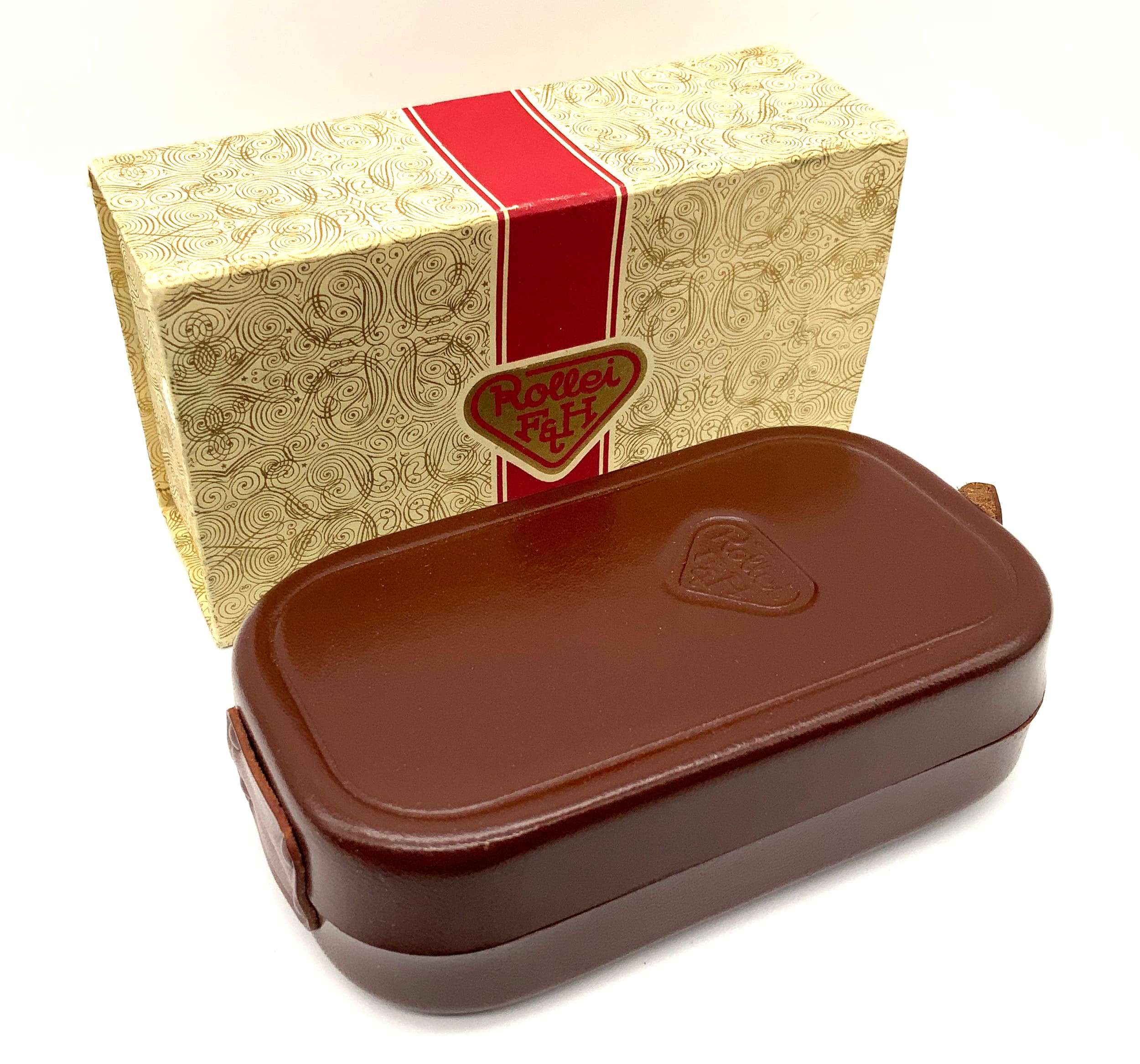 Rollei brown filter pouch for aperture and 2 filters, bayonet mount III / Bay 3