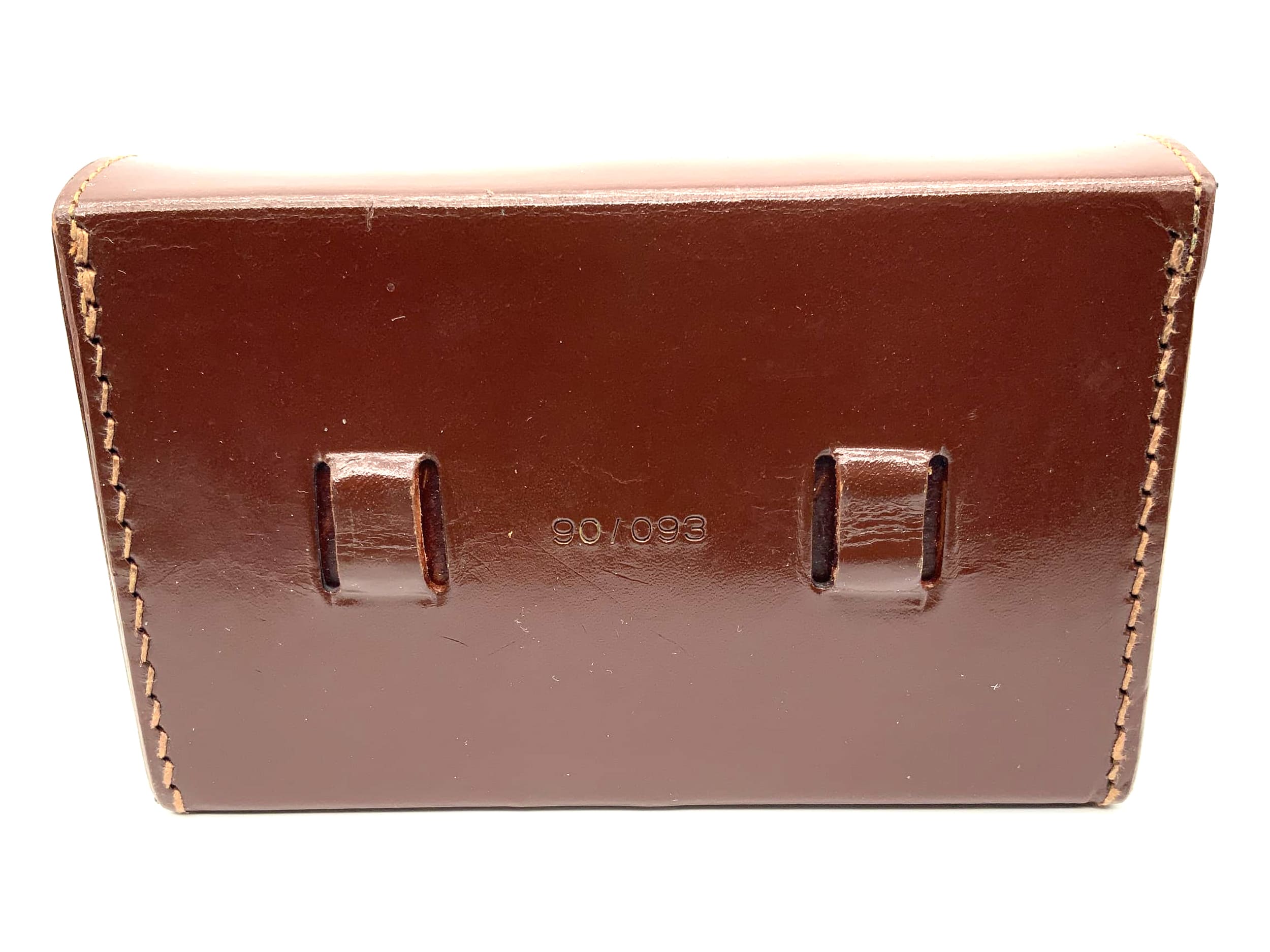 Étui Voigtländer Ready Bag 90/093 en cuir marron pour diaphragme + filtre