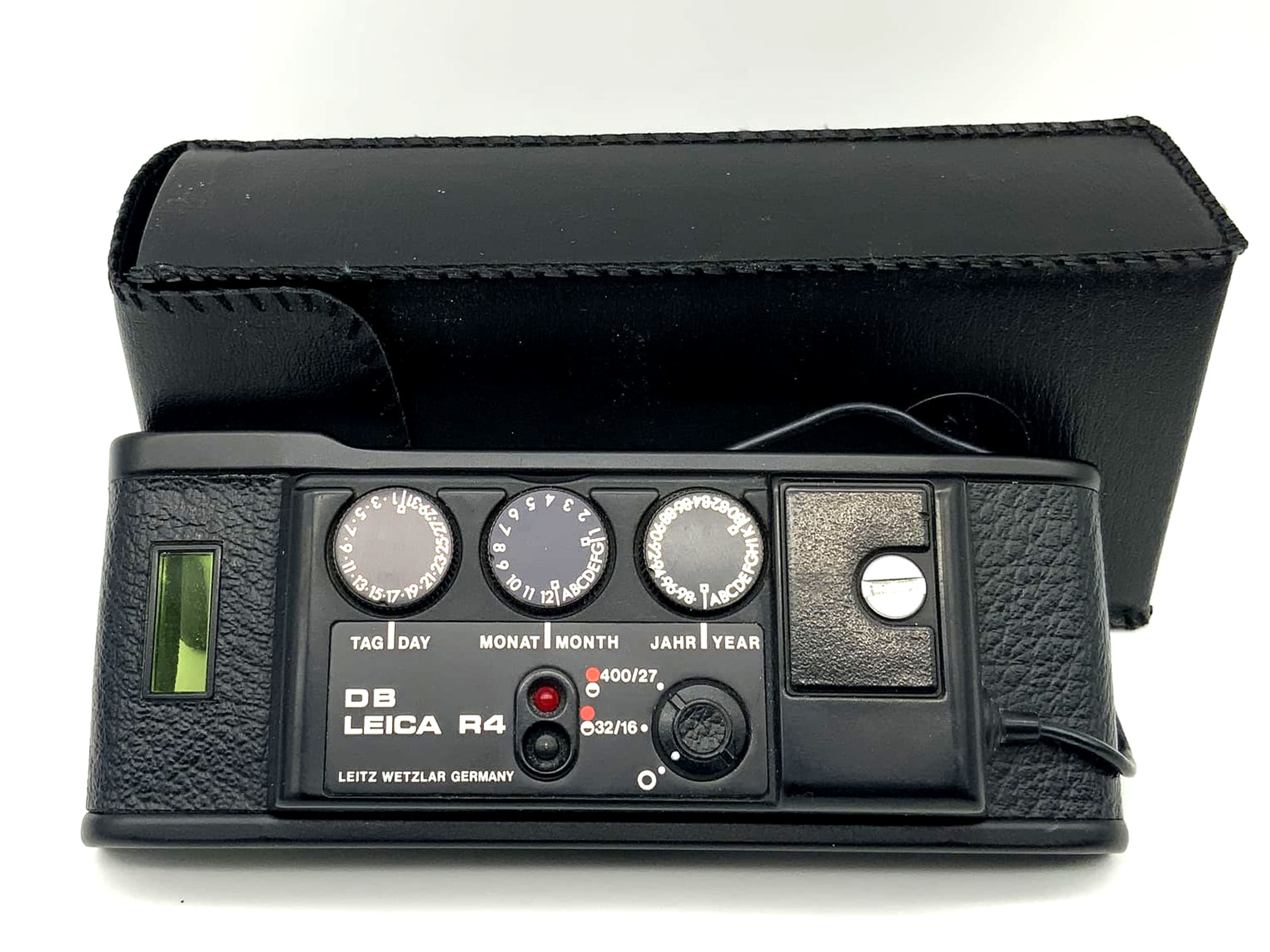 Coque arrière Leitz Databack 14297 pour Leica R4 DB avec étui