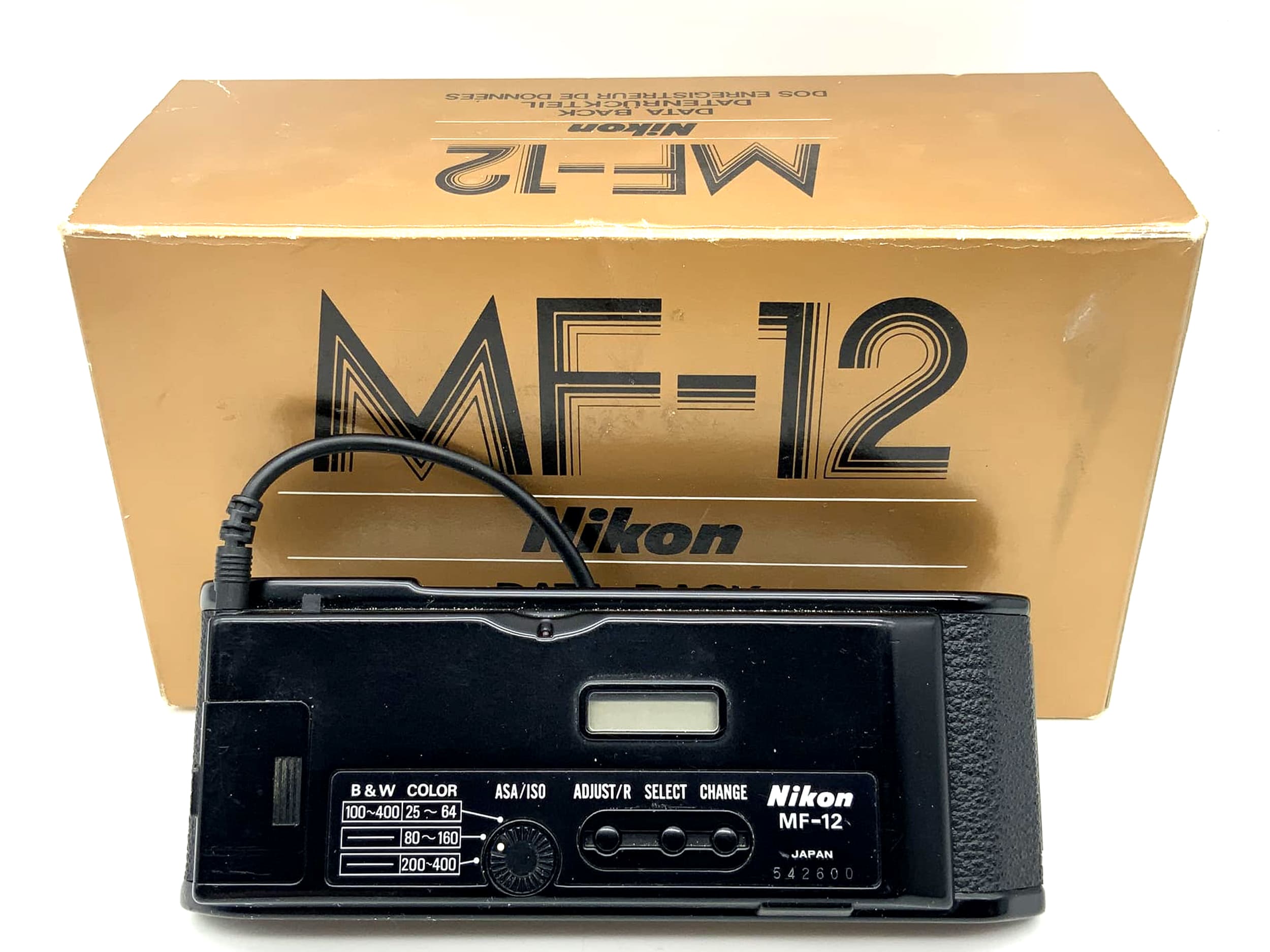 Dos Nikon Databack MF-12 pour Nikon FE, FE2, FM dans son emballage d'origine