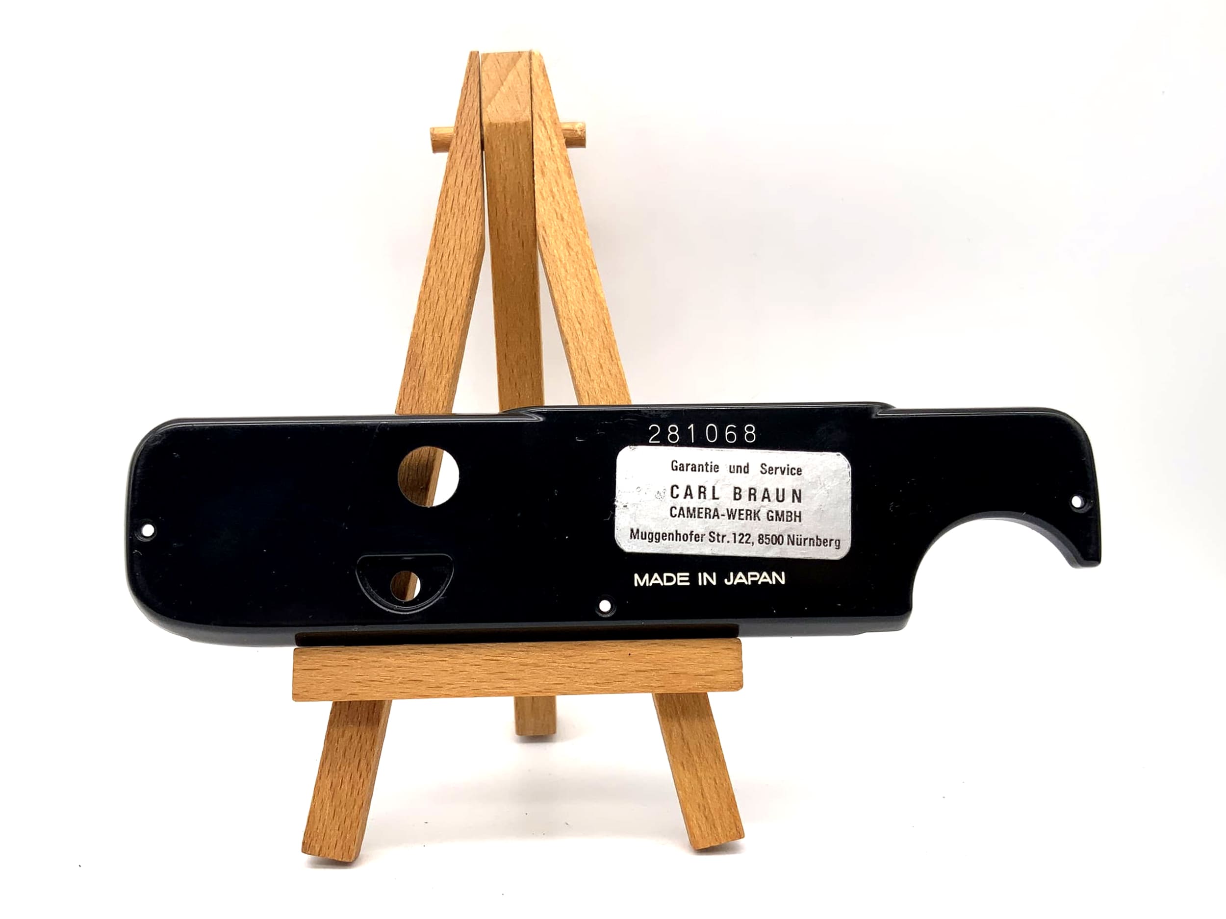 Plaque de base du moteur Konica FT-1, noire, pièce de rechange
