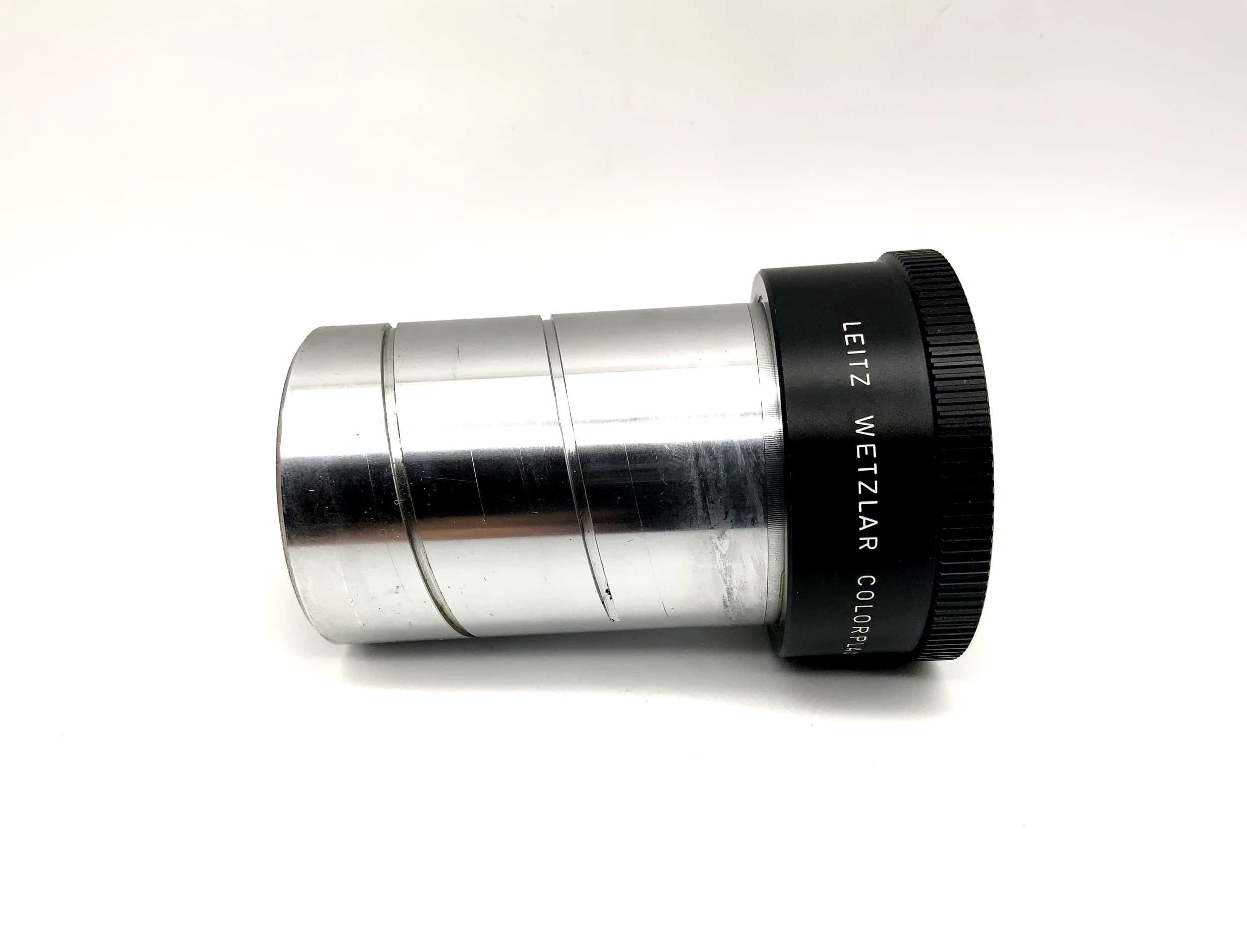 Objectif de projecteur Leitz Wetzlar 90 mm 1:2,5, objectif d'appareil photo Colorplan (engrenage à vis sans fin)