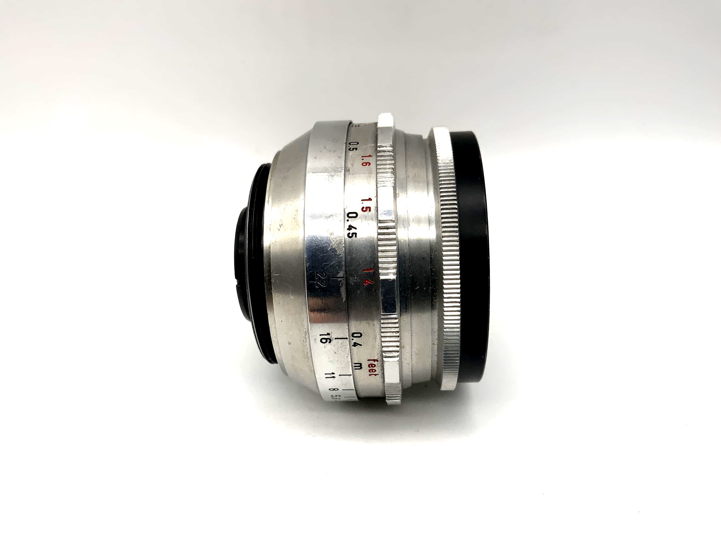 Objectif Meyer Optik Görlitz 35 mm 1:4,5 rouge V Primagon (M42)