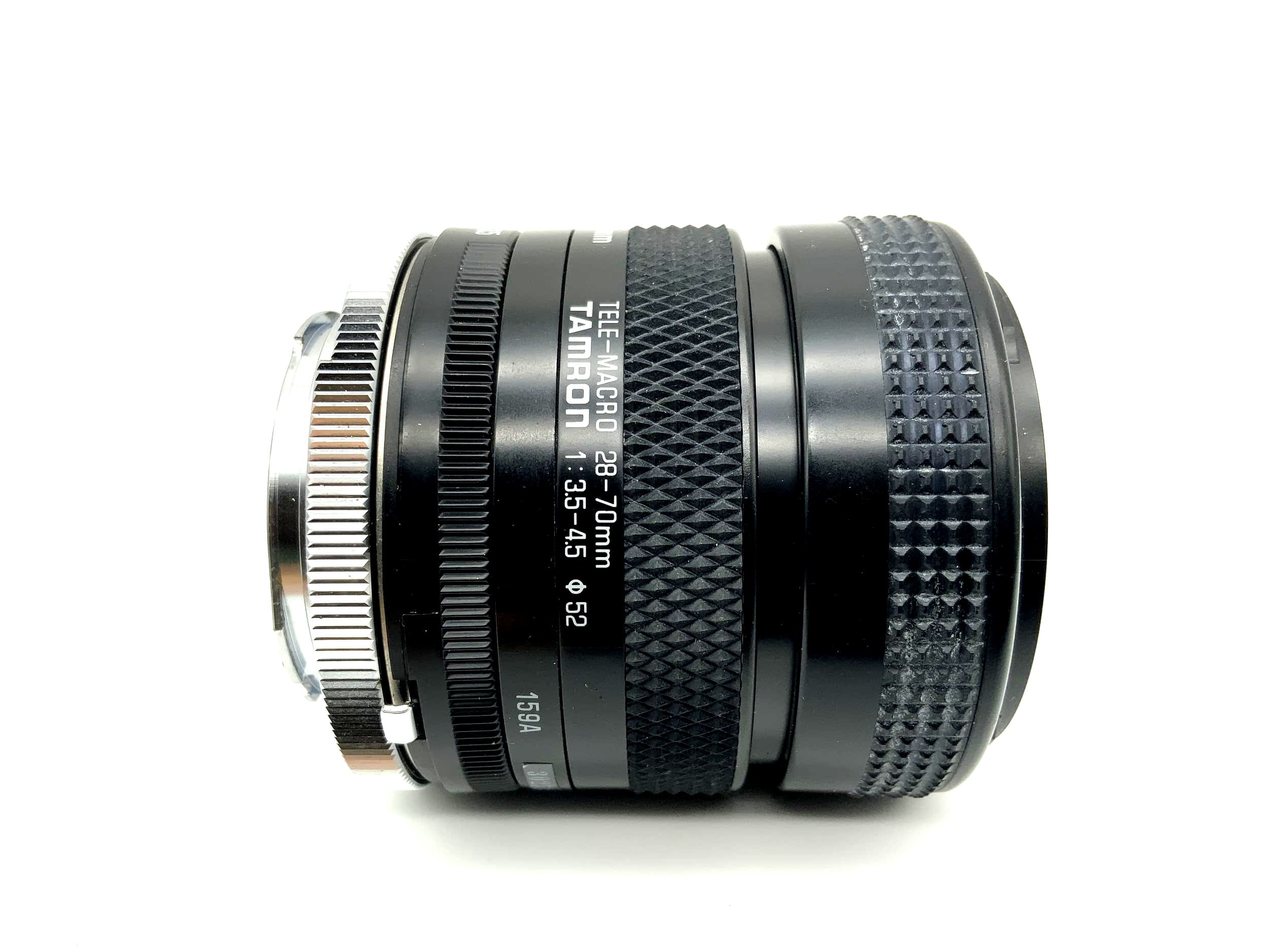 Objectif Tamron 28-70mm 1:3.5-4.5 Adaptall Tele-Macro 159A (Rollei QBM)