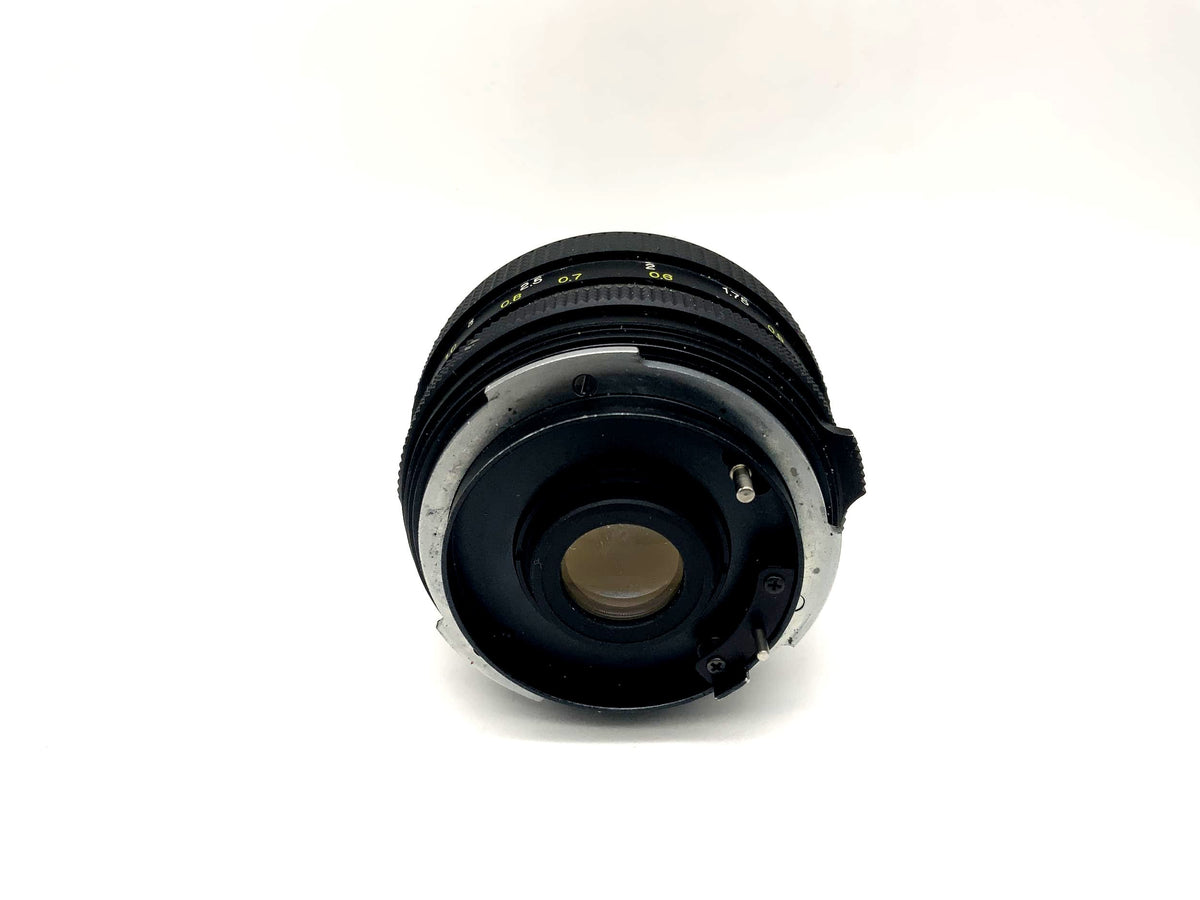 Objectif Petri 35 mm 1:2.8 CC Petri EE pour caméra de voiture (baïonnette Petri)