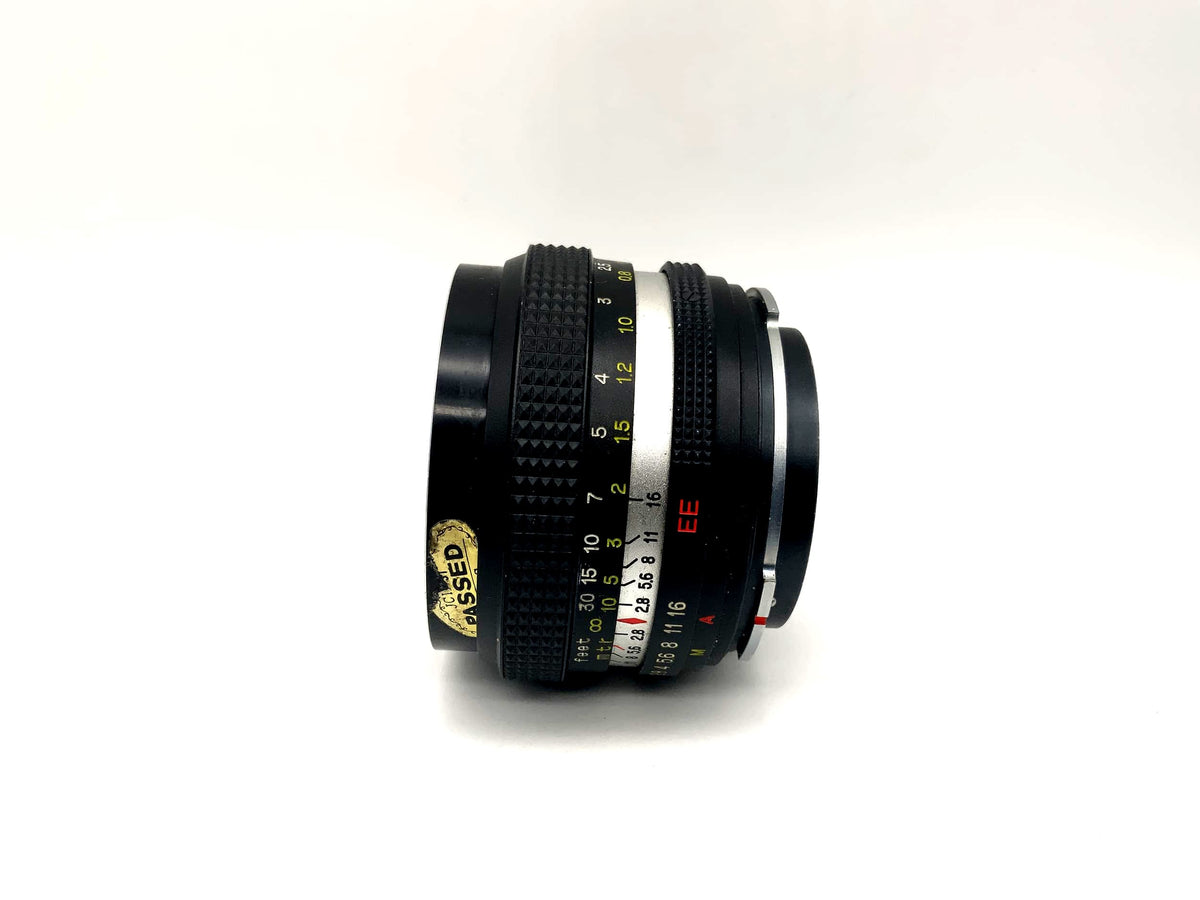 Objectif Petri 35 mm 1:2.8 CC Petri EE pour caméra de voiture (baïonnette Petri)