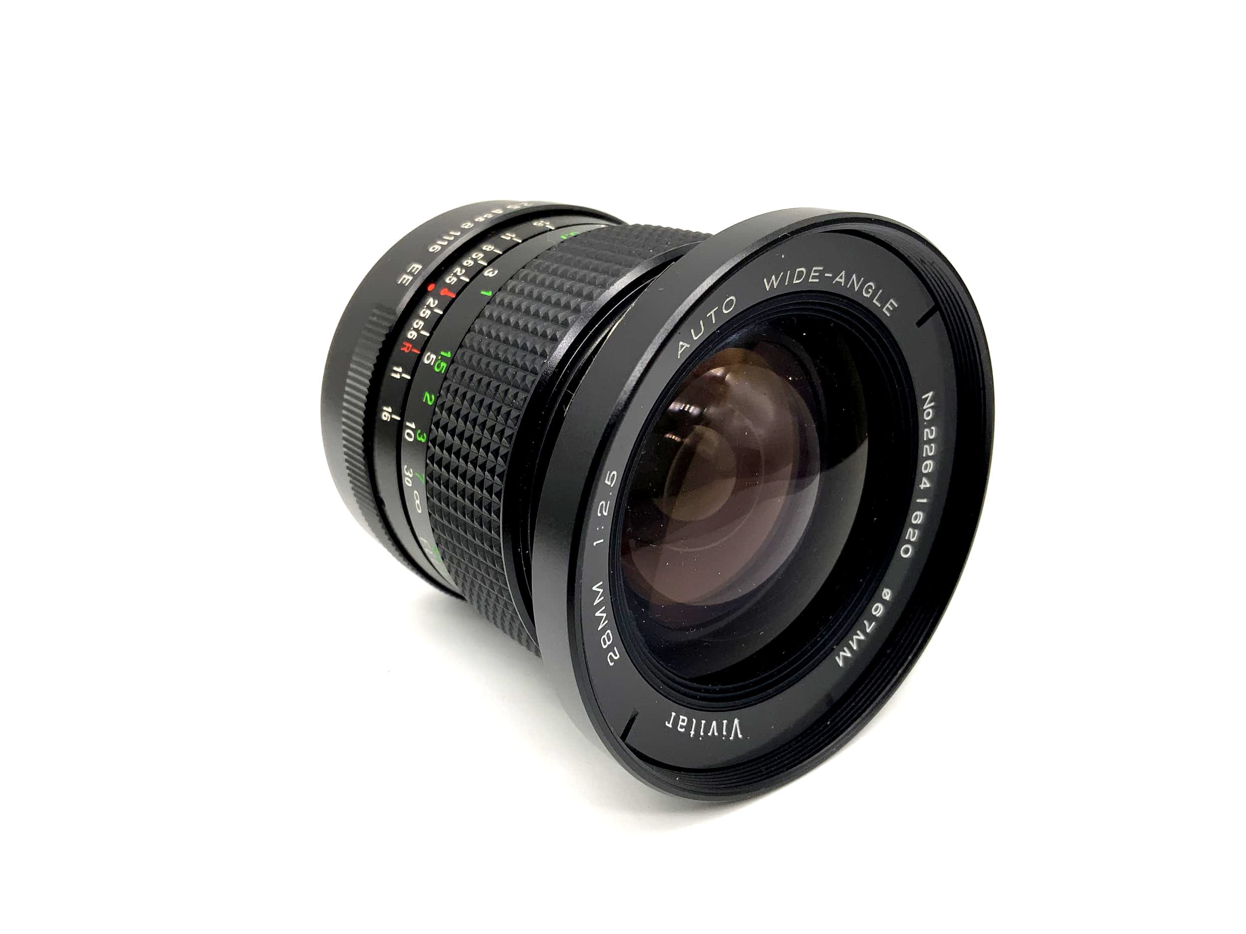 Vivitar 28mm 1:2.5 Lens Auto Wide Angle K/AR Camera Camera Lens (Konica AR)