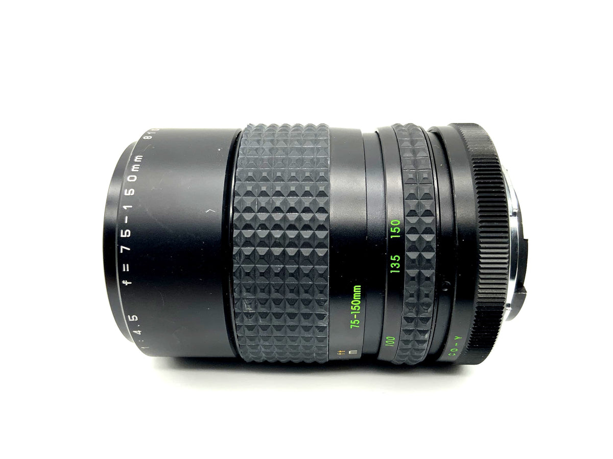 Objectif Makinon 75-150 mm 1:4.5 Zoom automatique MC Macro pour appareil photo (Yashica/Contax)