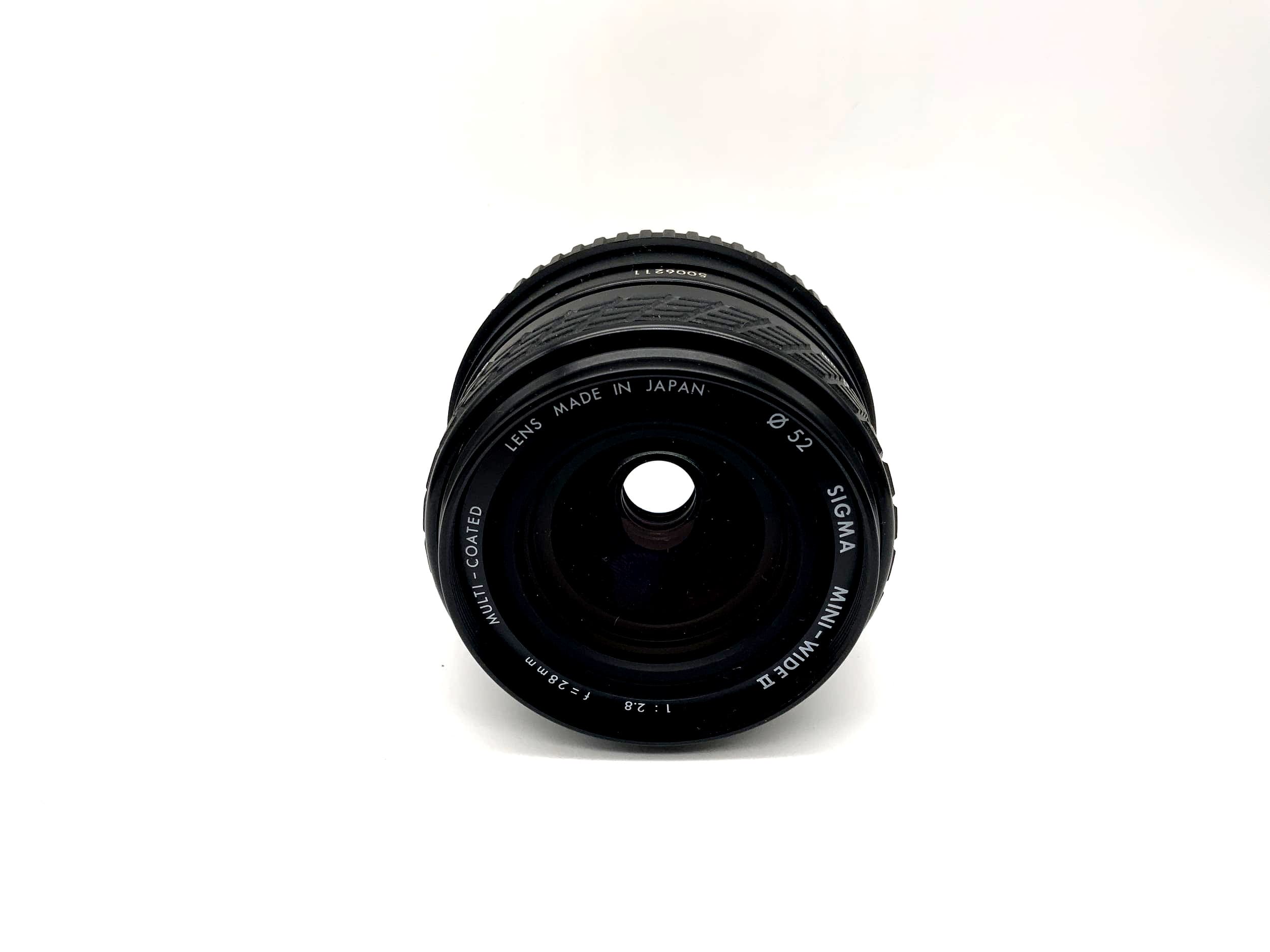Sigma 28mm 1:2.8 Lens Mini Wide II Multi Coated MC Camera Lens (Pentax K)