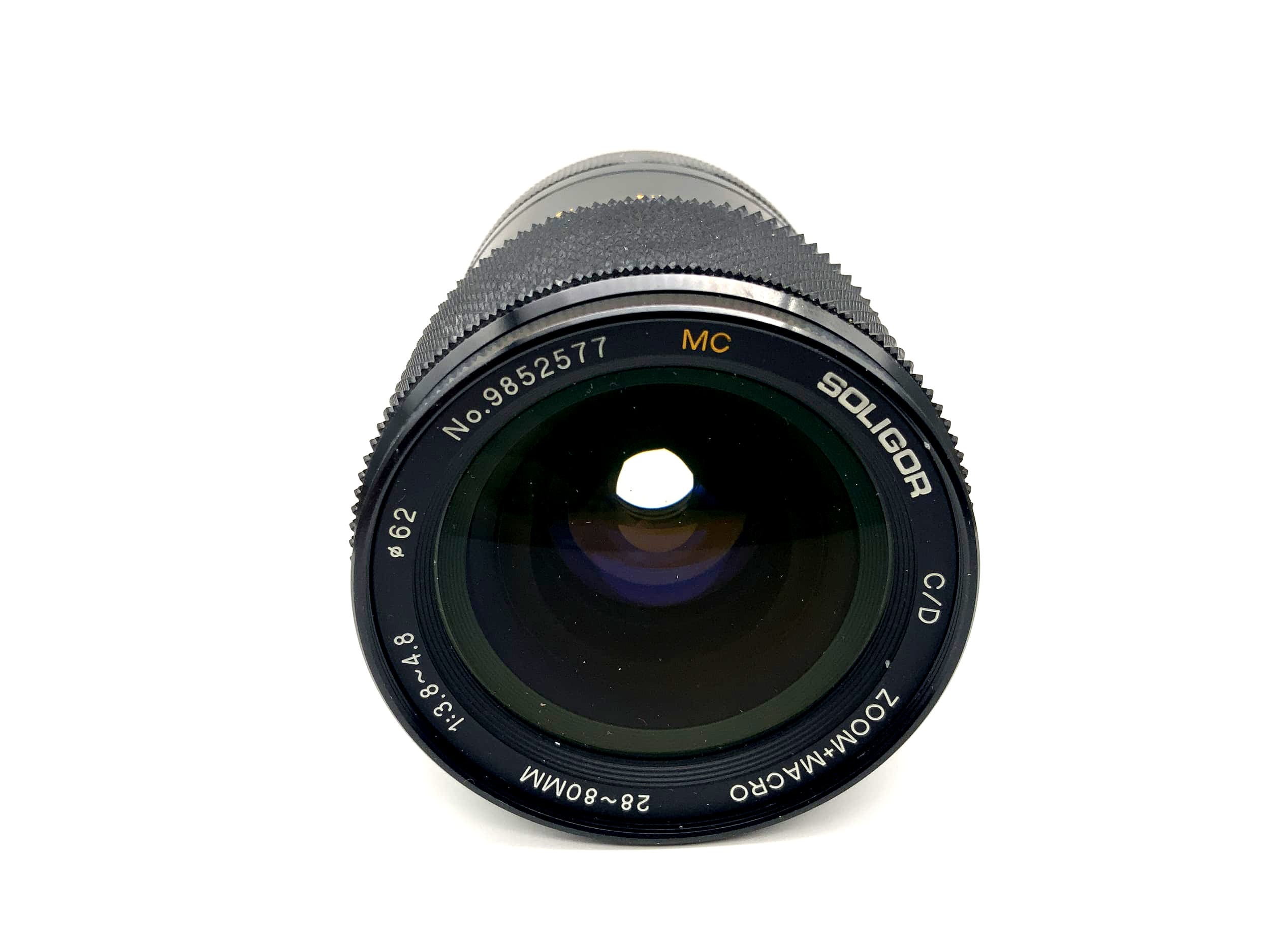 Soligor 28-80mm 1:3.8-4.8 Lens MC C/D Zoom+Macro Camera Lens (Canon FD)