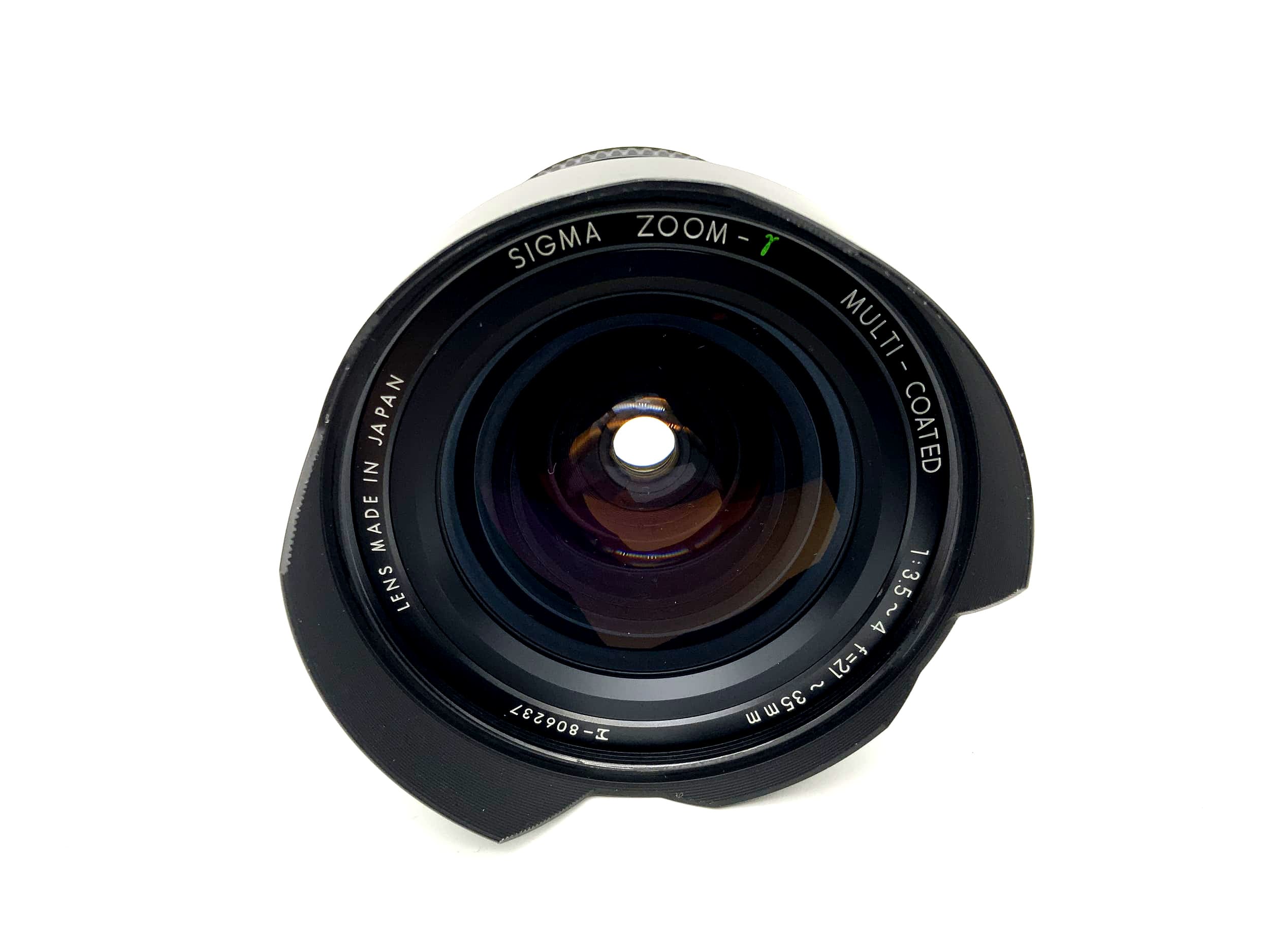 Sigma 21-35mm 1:3.5-4 Lens Zoom-T Multi Coated Camera Lens (Canon FD)