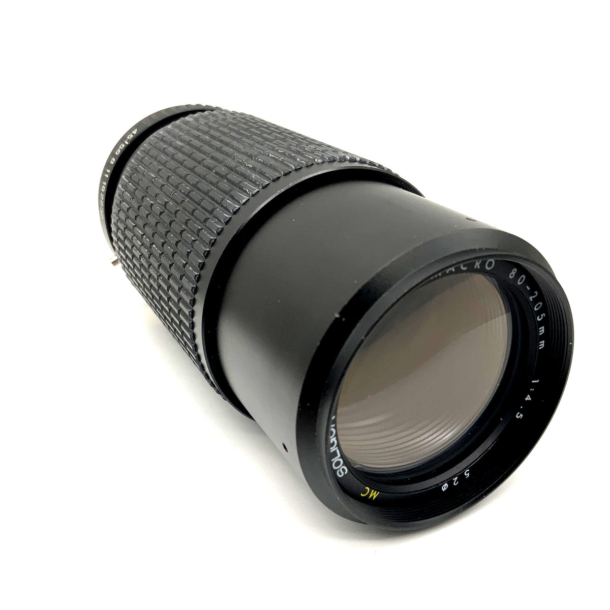 Objectif Soligor 80-205mm 1:4.5 MC C/D Zoom+Macro pour appareil photo (Mamiya ZE)