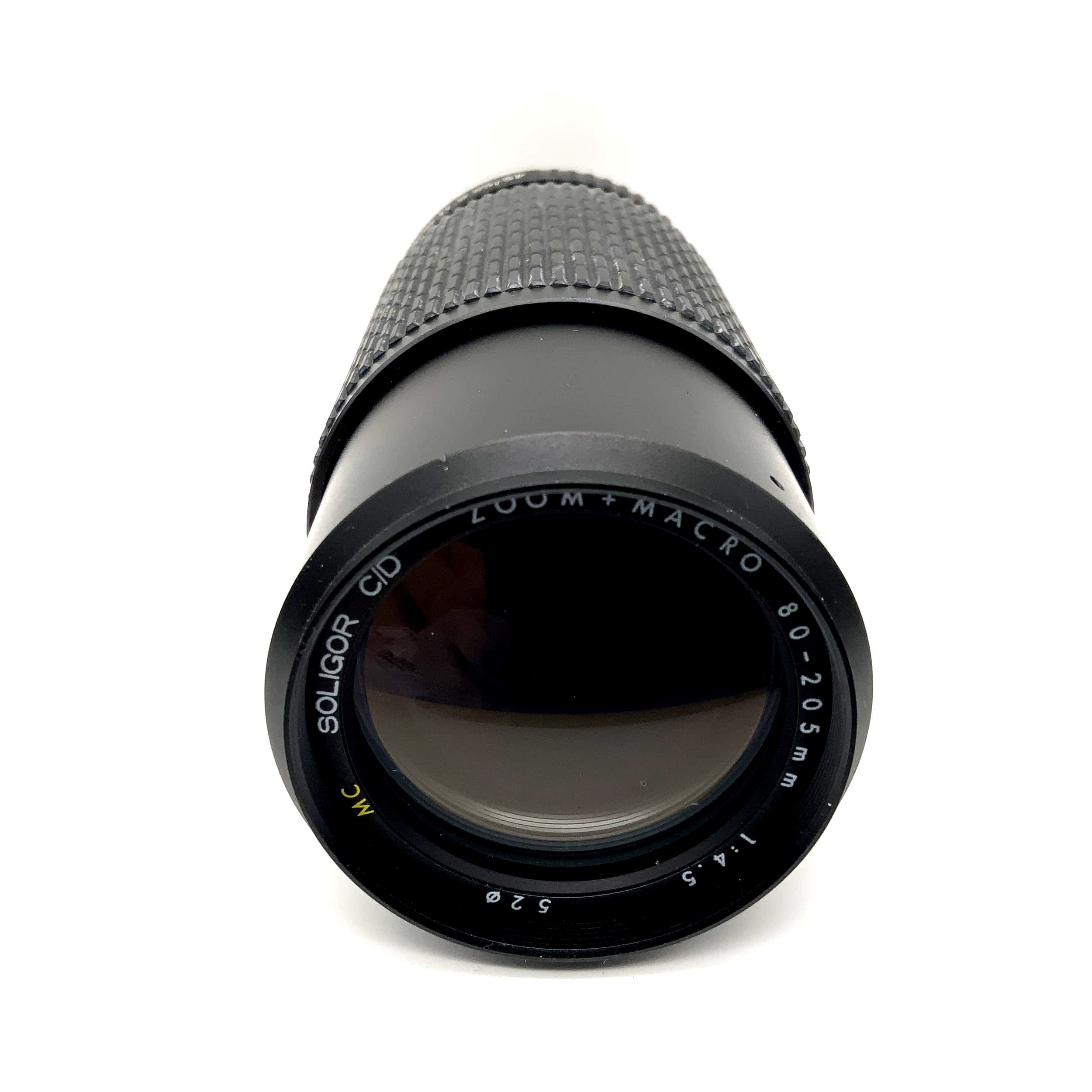 Soligor 80-205mm 1:4.5 Lens MC C/D Zoom+Macro Camera Lens (Mamiya ZE)