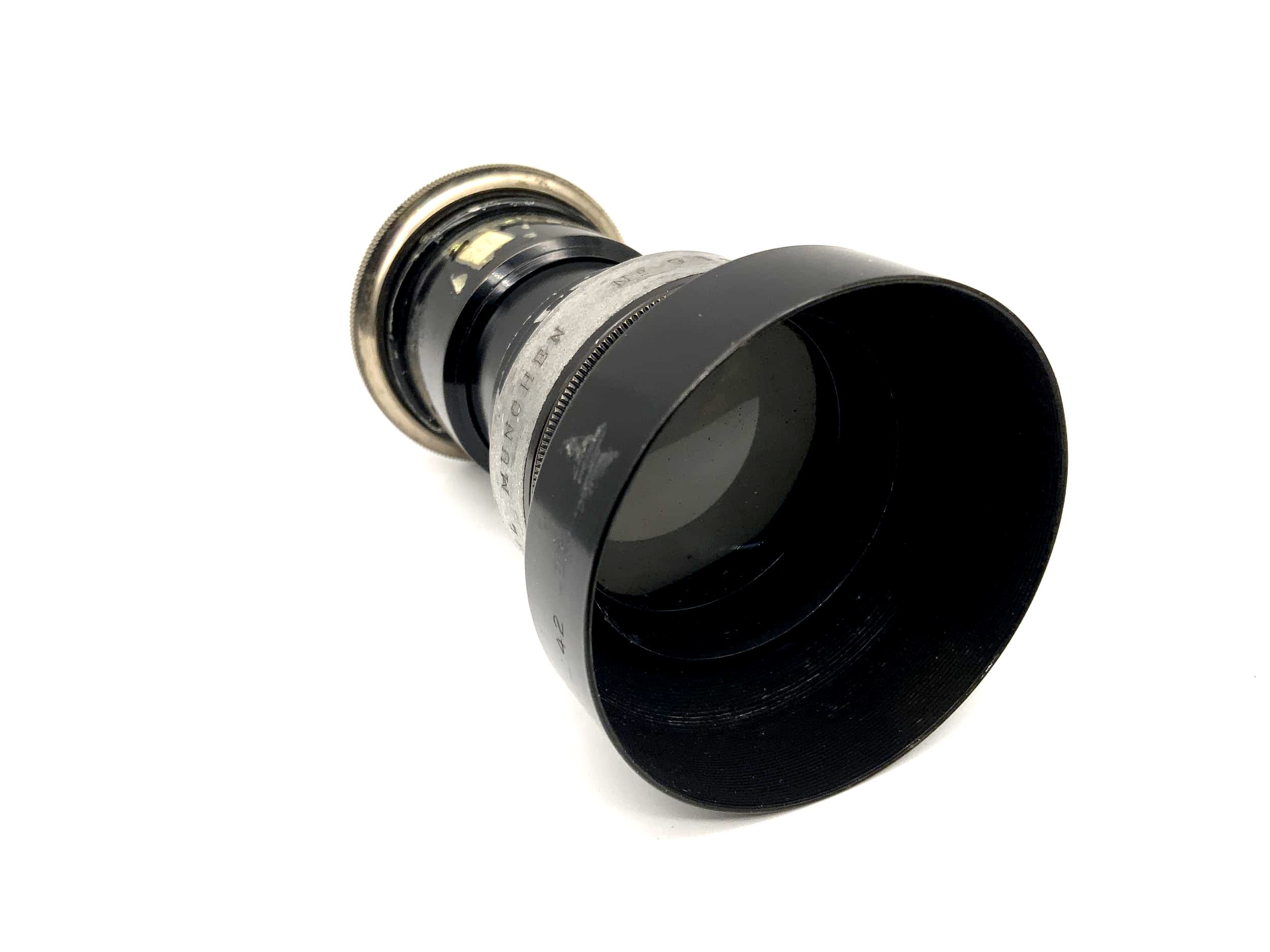 Objectif téléobjectif Rietzschel Munich Telinear No.0 (pour appareil photo à plaque 31 mm ?)