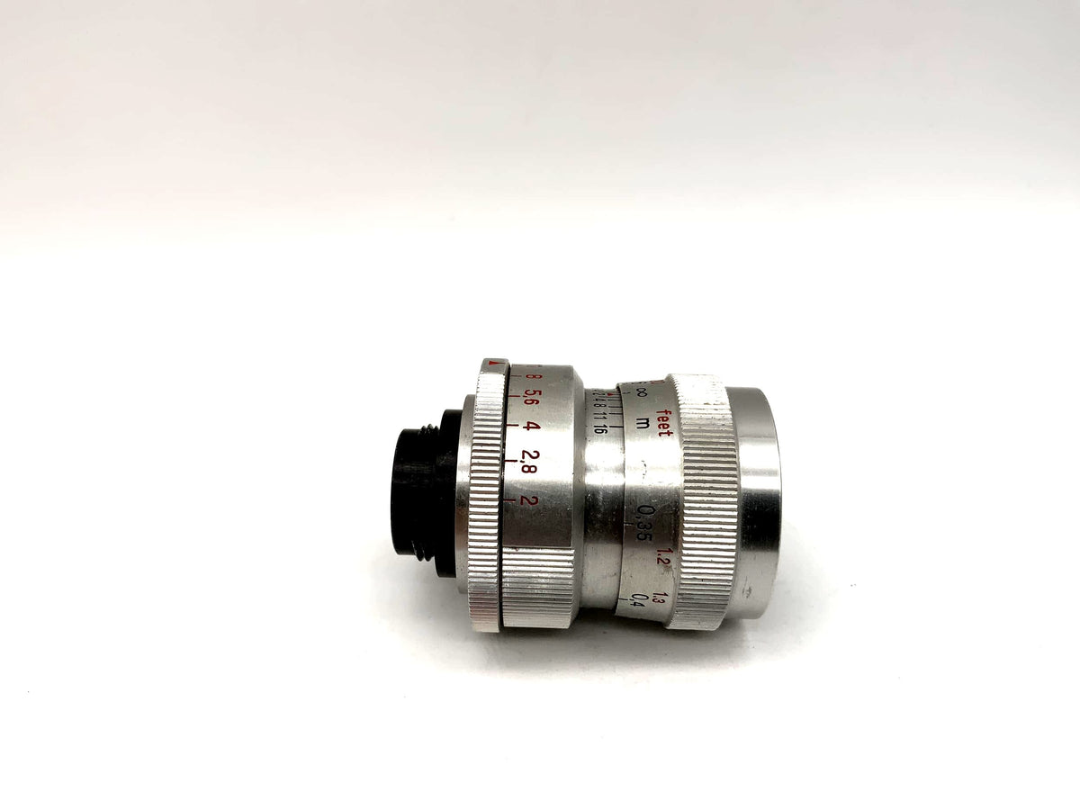 Objectif Carl Zeiss 25 mm 1:2 Biotar pour caméra Super 8 (Pentaka 8)