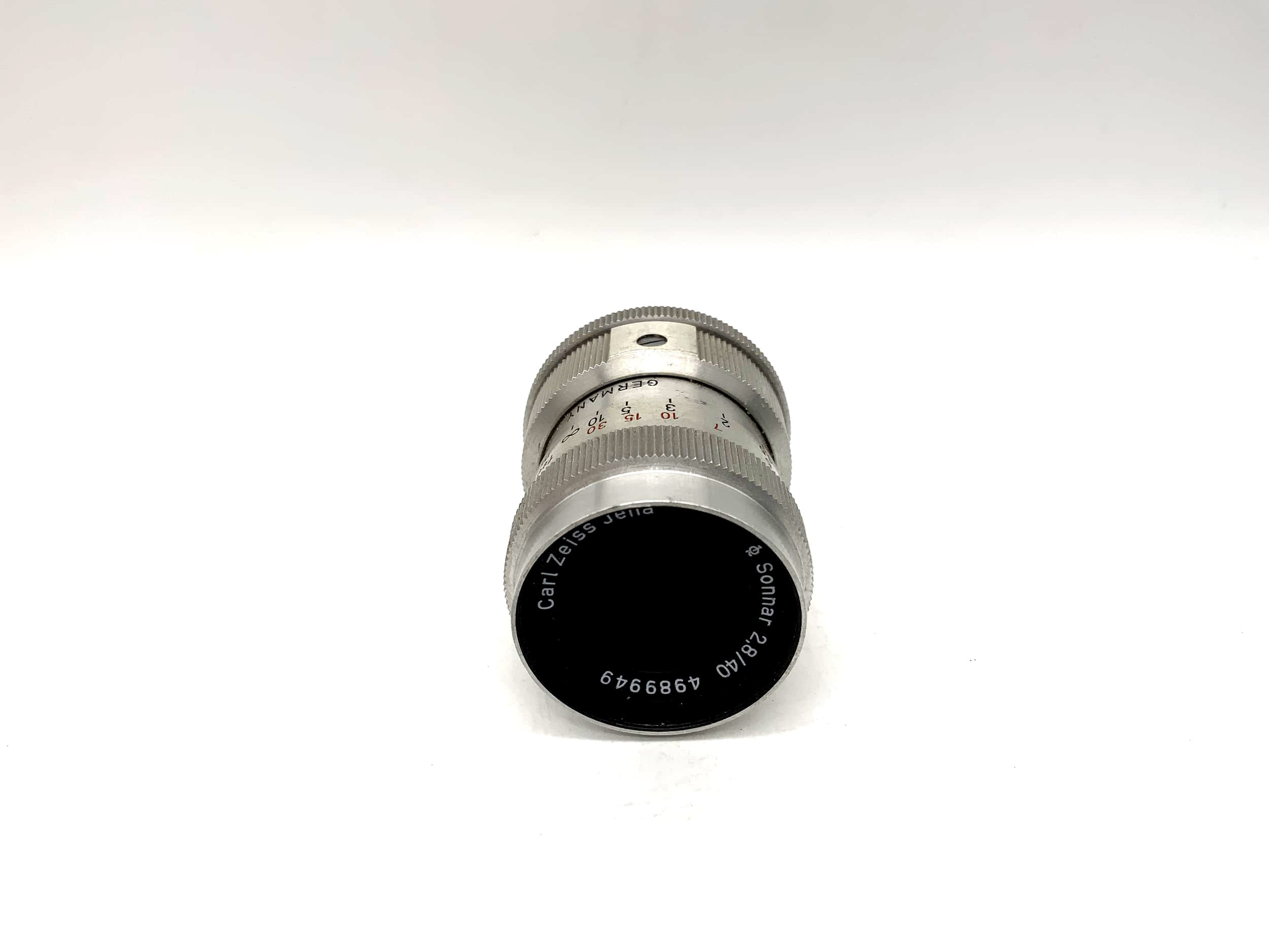 Objectif Carl Zeiss Sonnar 40 mm 1:2.8 pour caméra Super 8 (Pentaka 8)