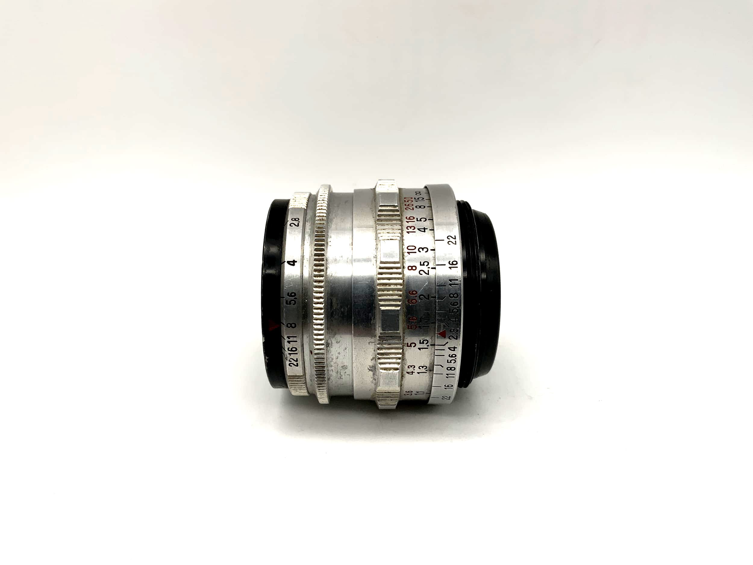 Objectif Carl Zeiss 50 mm 1:2.8 Tessar 14 lamelles (M42)