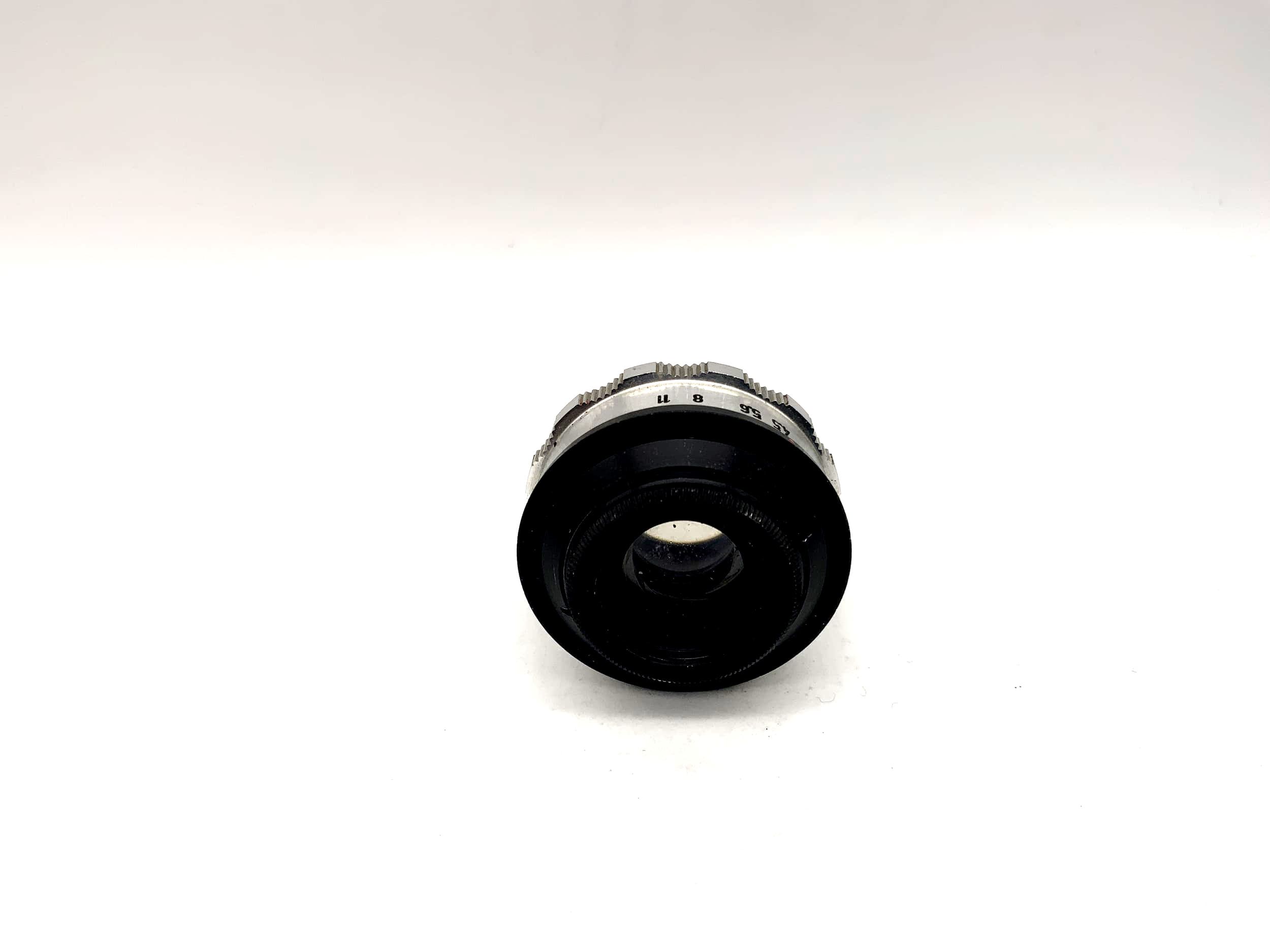 Objectif grossissant Liesegang Düsseldorf 50 mm 1:4,5 rouge C (filetage 25 mm)