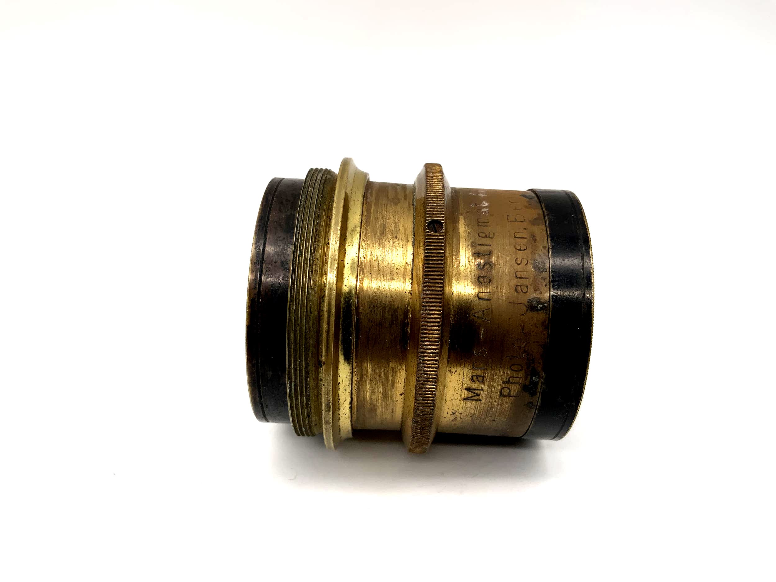 Objectif Photo Jansen 20 cm 1:7.7 200 mm Mars Anastigmat en laiton (filetage 44 mm)