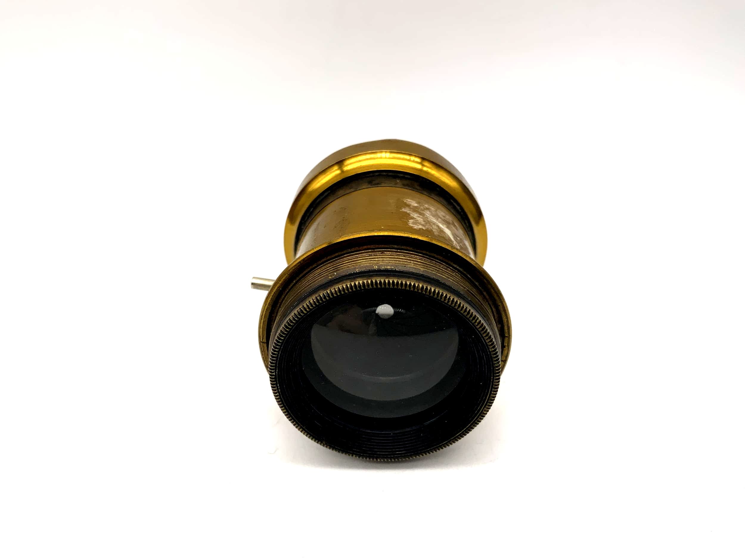 25cm lens 250mm Rapid Aplanat No.2 brass lens (36mm thread)