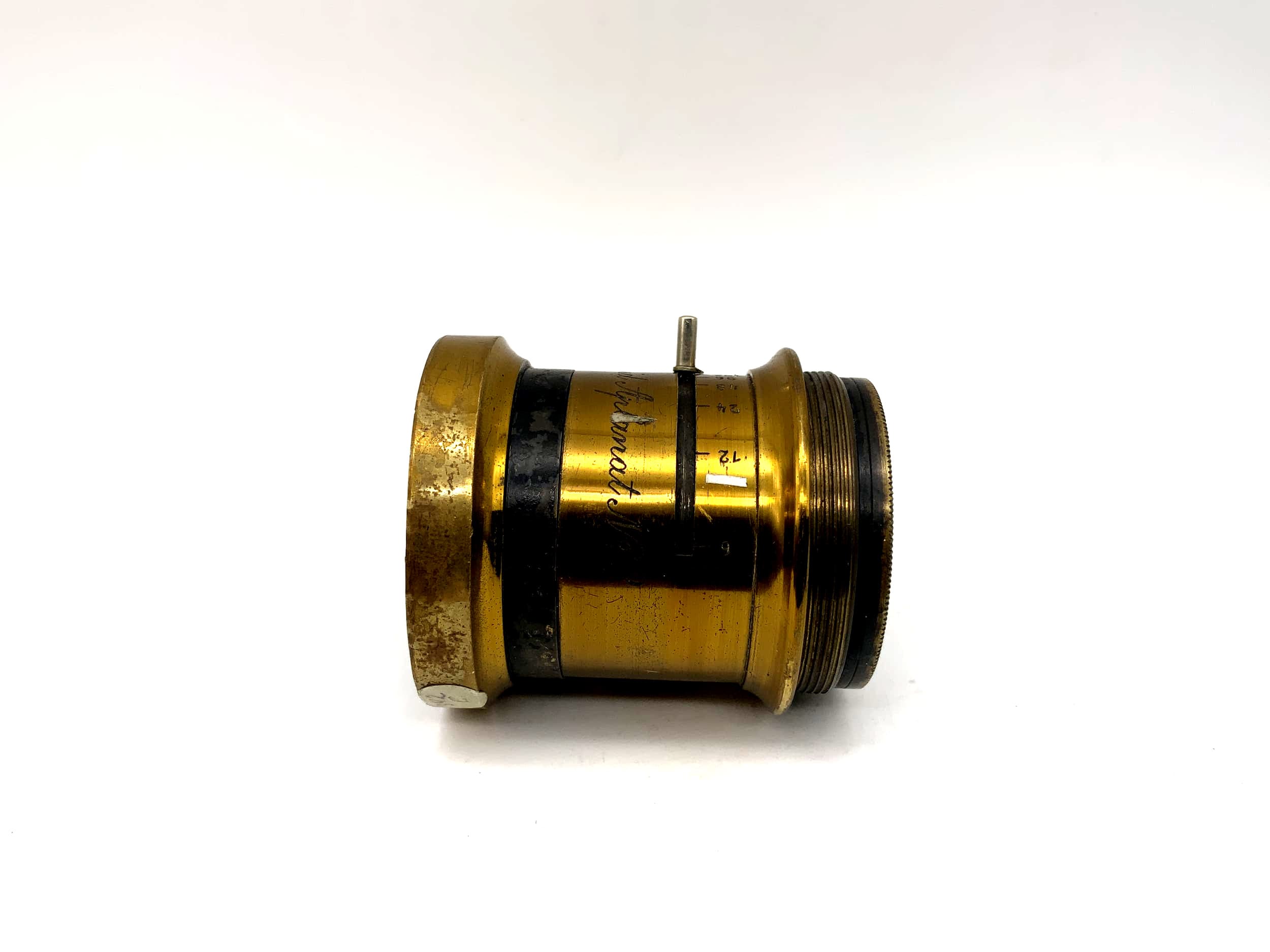25cm lens 250mm Rapid Aplanat No.2 brass lens (36mm thread)