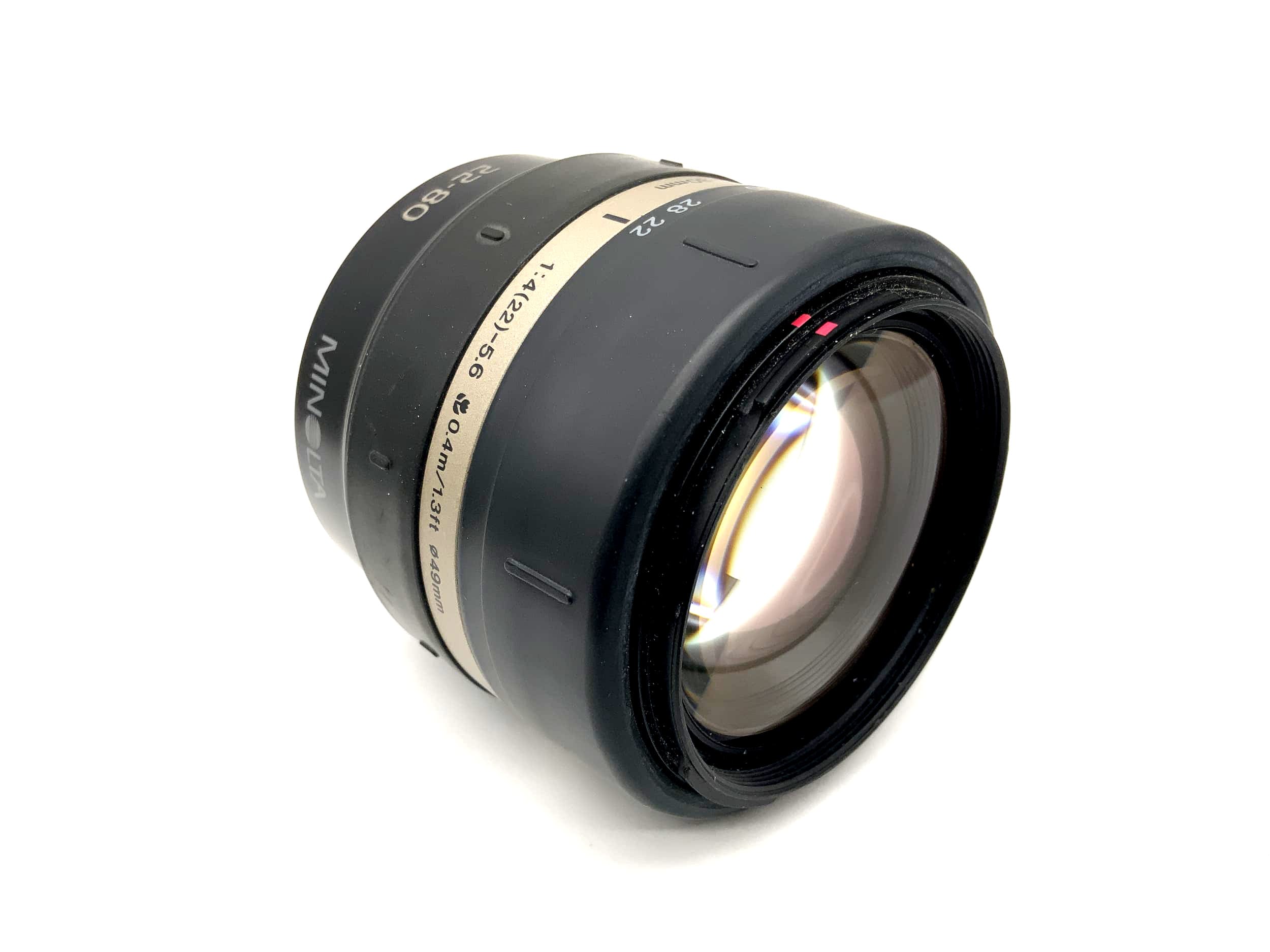 Objectif Minolta 22-80mm 1:4-5.6 (22) V Objectif pour appareil photo (Minolta Vectis)