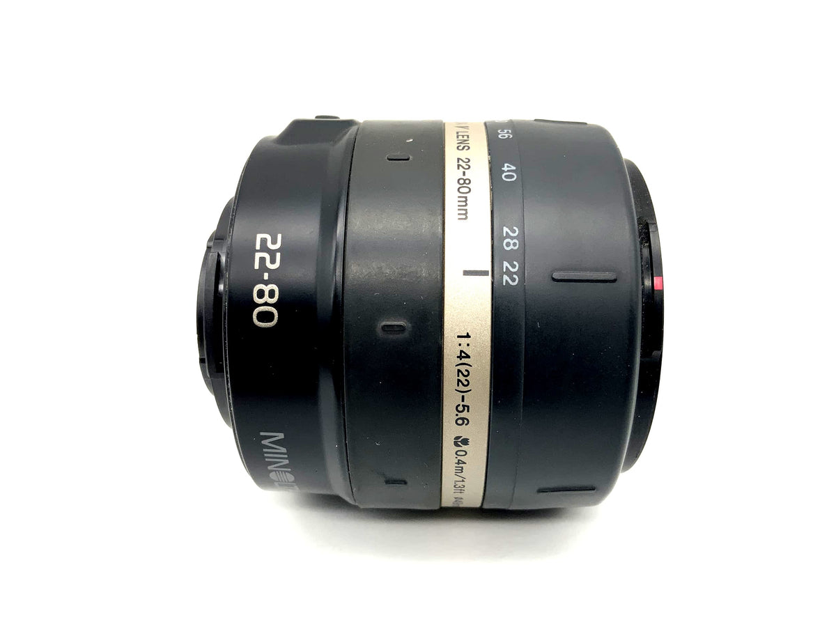 Objectif Minolta 22-80mm 1:4-5.6 (22) V Objectif pour appareil photo (Minolta Vectis)