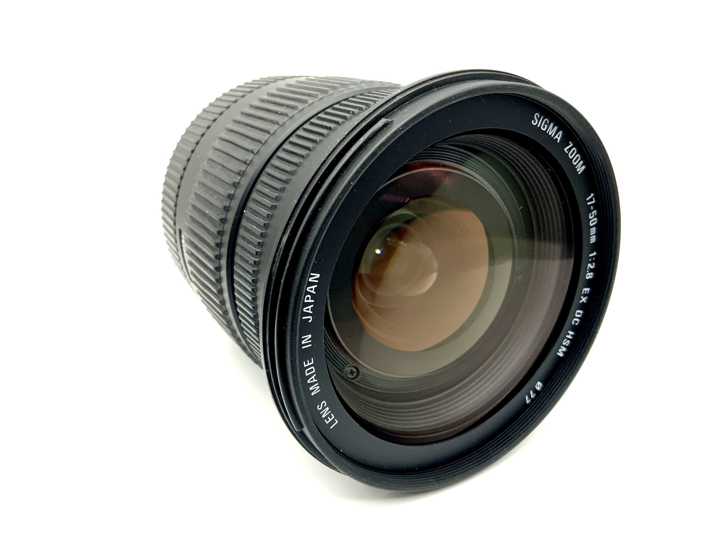 Objectif zoom Sigma 17-50mm 1:2.8 EX DC HSM pour appareil photo Pentax K-AF
