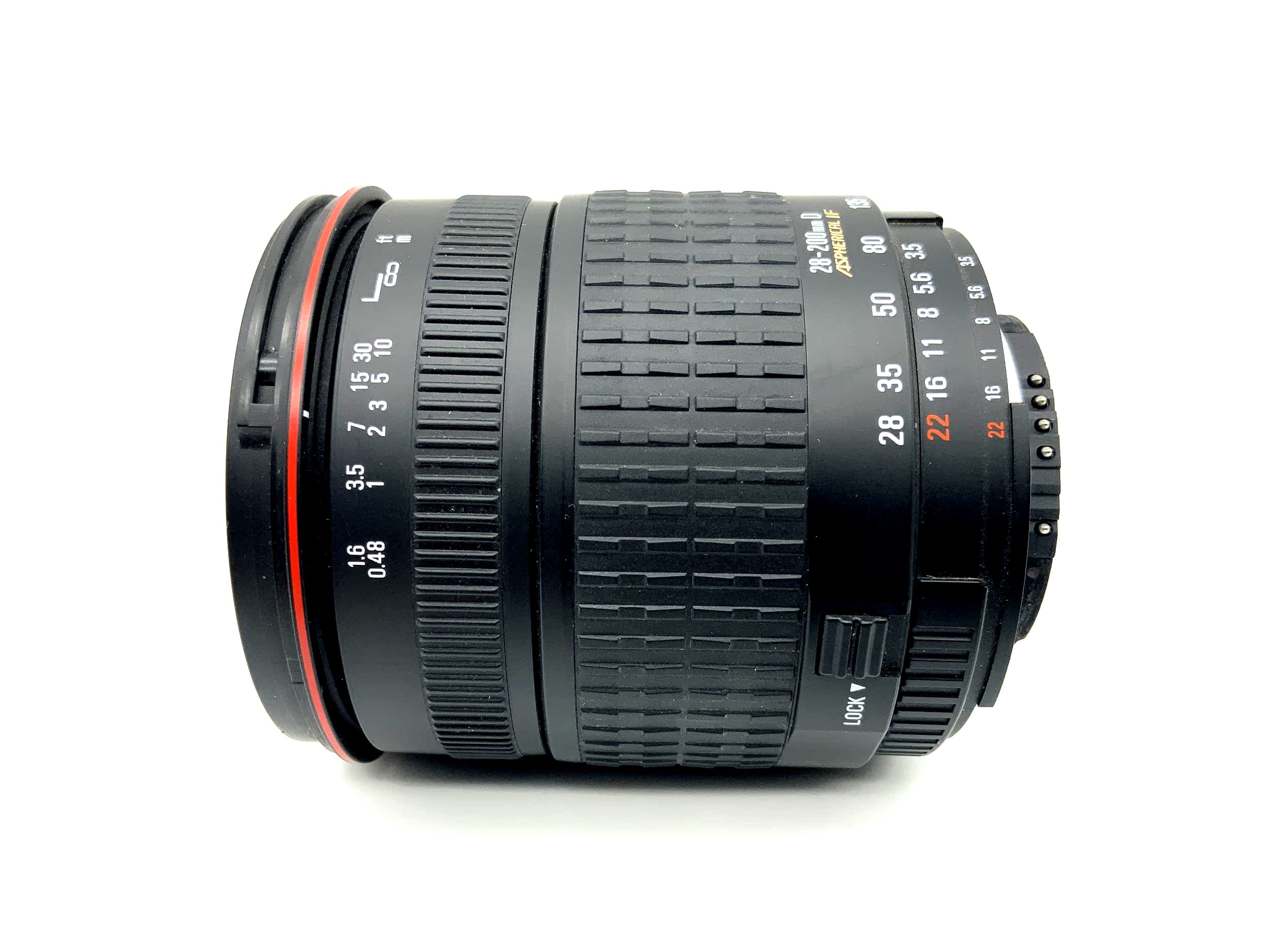 Objectif Sigma 28-200mm 1:3.5-5.6 D Hyperzoom Macro Asphérique IF (Nikon AF)