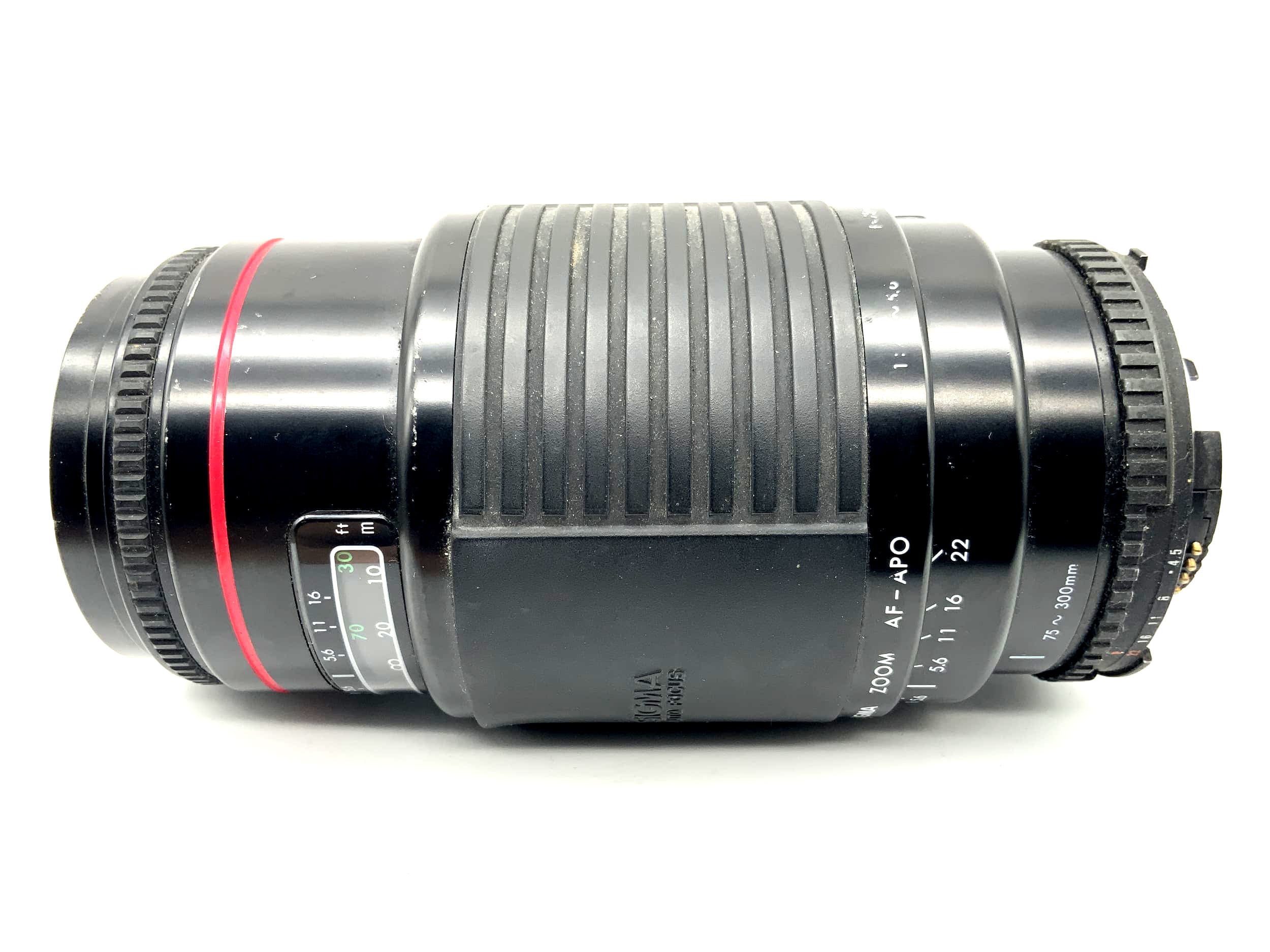 Sigma 75-300mm 1:4.5-5.6 Lens Zoom AF-APO Multi-Coated Lens (Nikon AF)