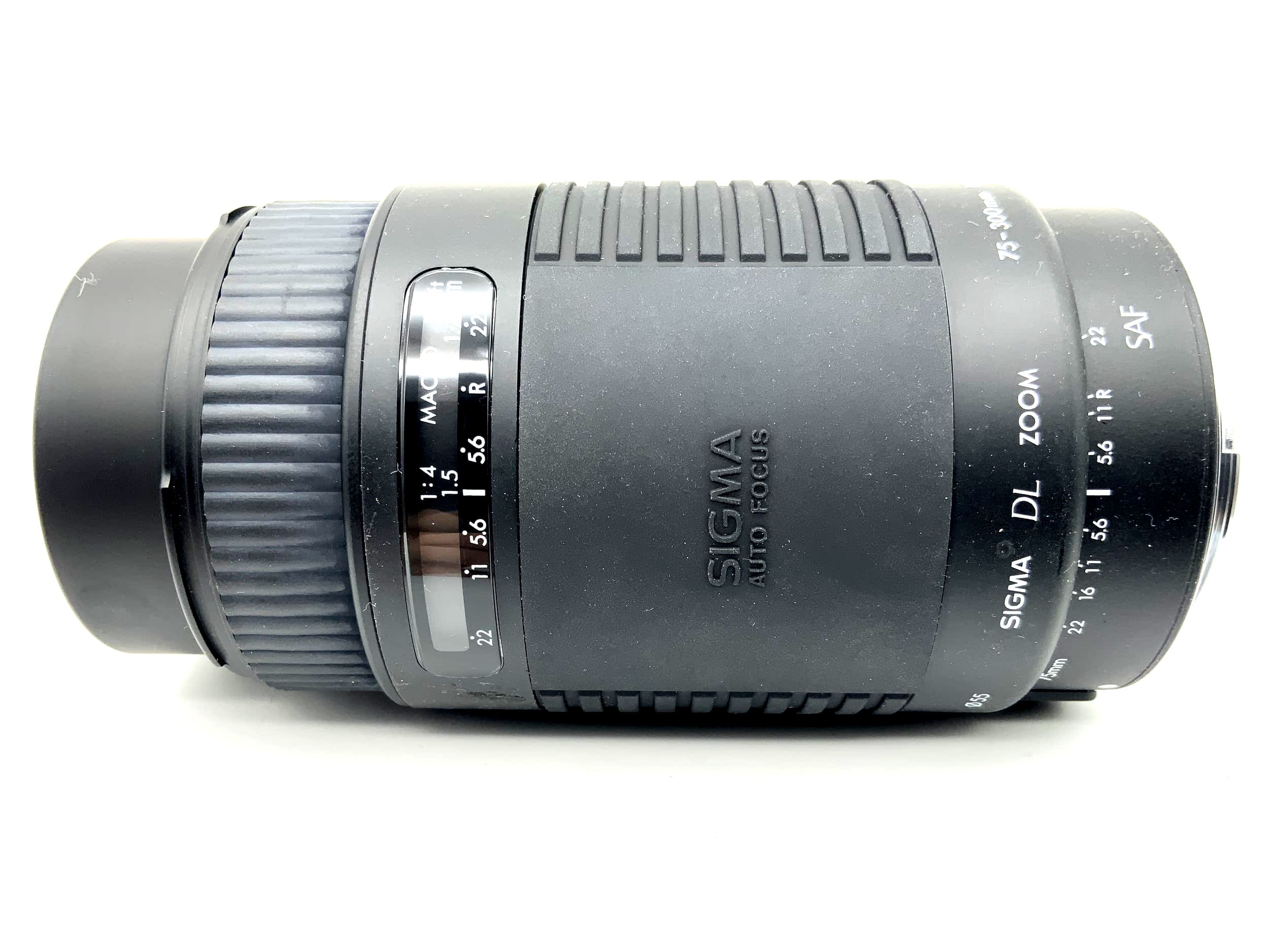Objectif Sigma 75-300mm 1:4-5.6 DL Zoom AF Multi-Coated SAF (Canon EF)