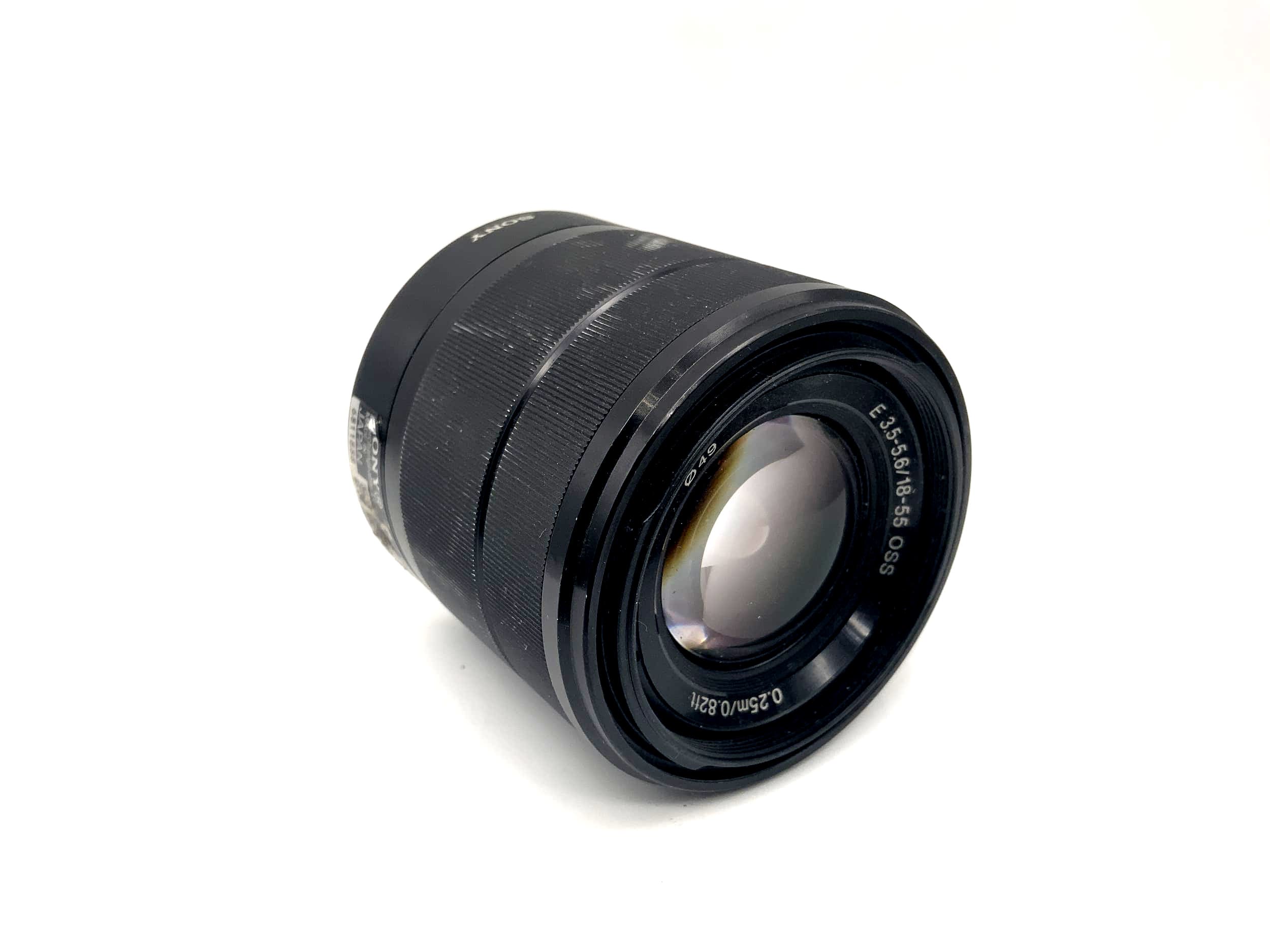 Objectif Sony 18-55 mm 1:3.5-5.6 SEL 1855 Stabilisateur optique Steady Shot E (monture Sony E)
