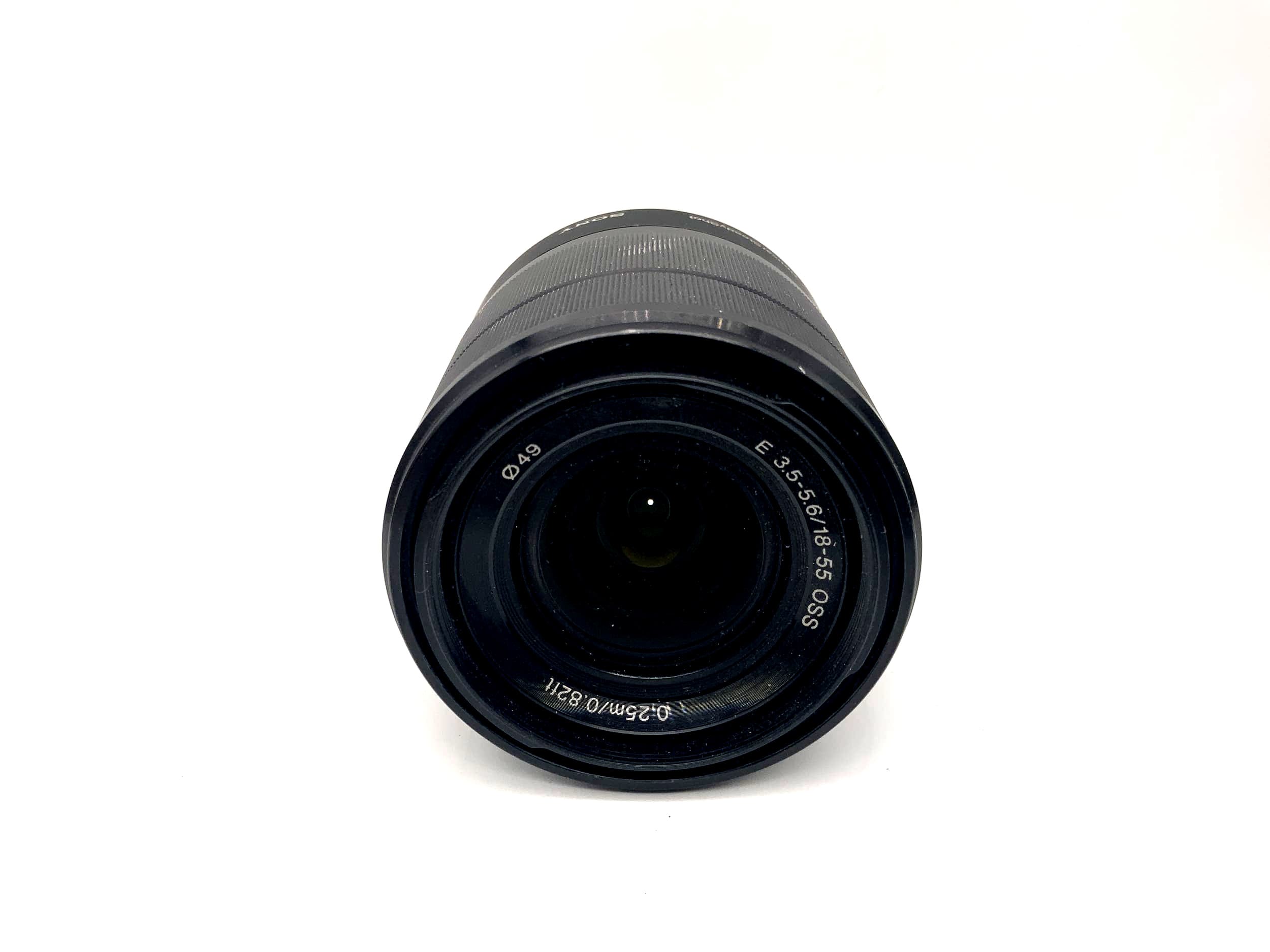 Objectif Sony 18-55 mm 1:3.5-5.6 SEL 1855 Stabilisateur optique Steady Shot E (monture Sony E)