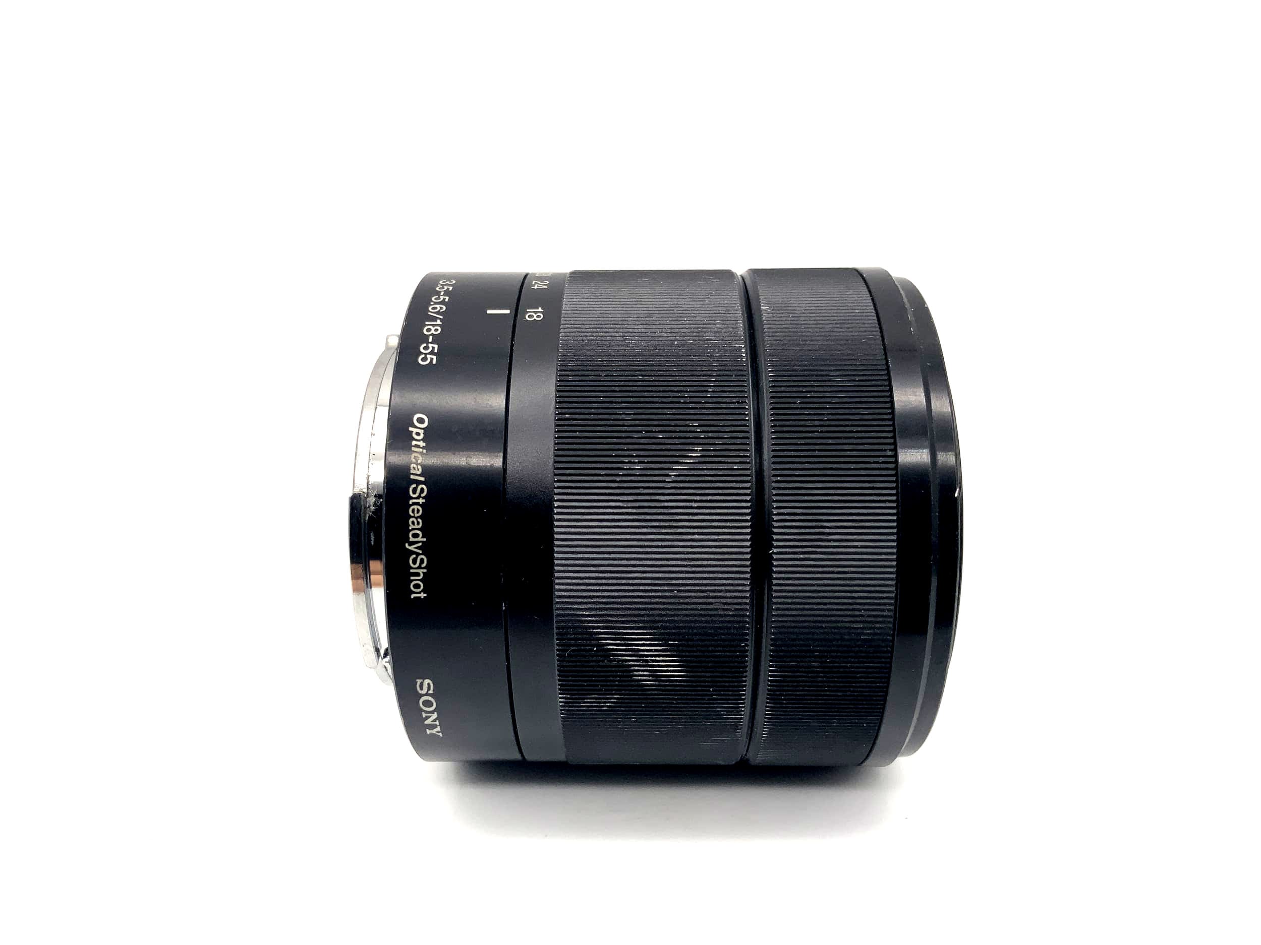 Objectif Sony 18-55 mm 1:3.5-5.6 SEL 1855 Stabilisateur optique Steady Shot E (monture Sony E)