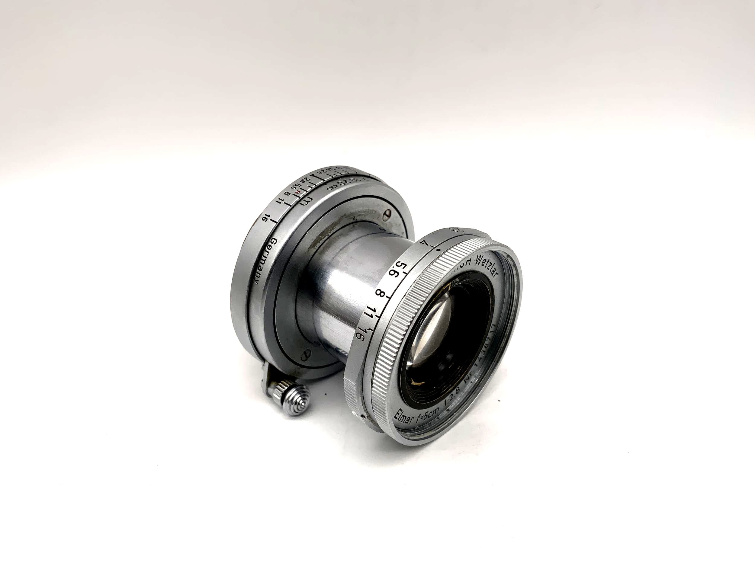 Leitz Wetzlar 5cm 1:2.8 lens L39 50mm from 1956 No. 1438717 for Leica (M39)