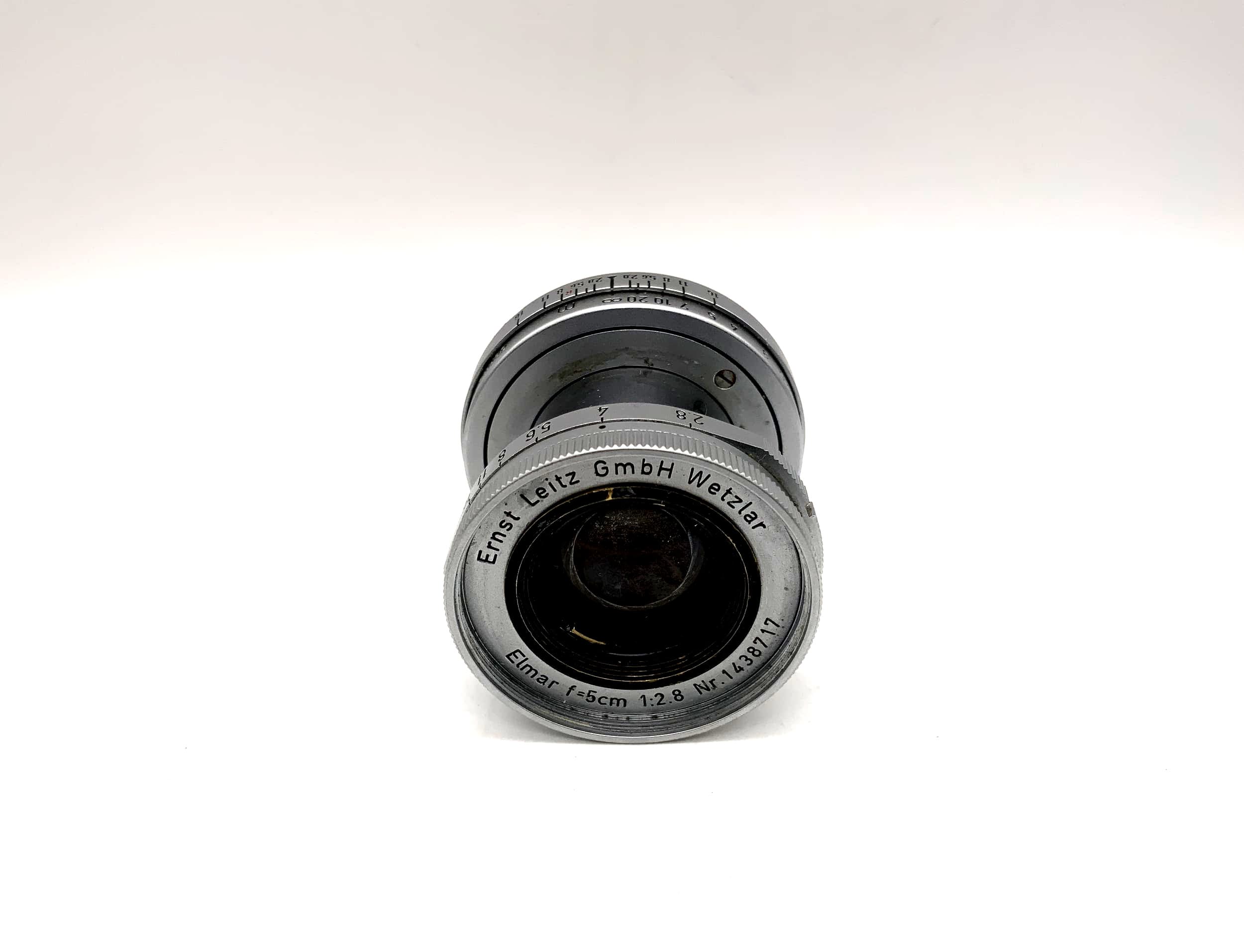 Leitz Wetzlar 5cm 1:2.8 lens L39 50mm from 1956 No. 1438717 for Leica (M39)