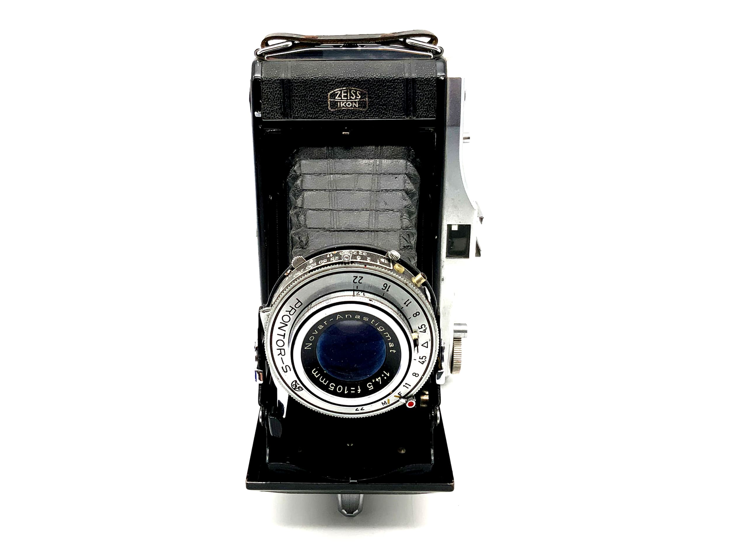 Appareil photo pliant Zeiss Ikon Nettar 517/2 avec objectif Novar Anastigmat 1:4.5 f=105mm Prontor-S
