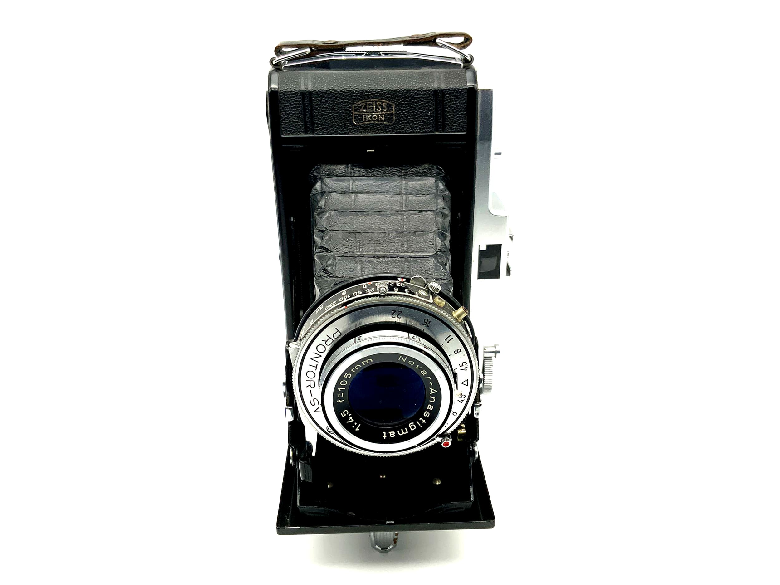 Appareil photo pliant Zeiss Ikon Nettar 518/2, objectif Novar Anastigmat 1:4.5 f=105mm, Prontor-SV