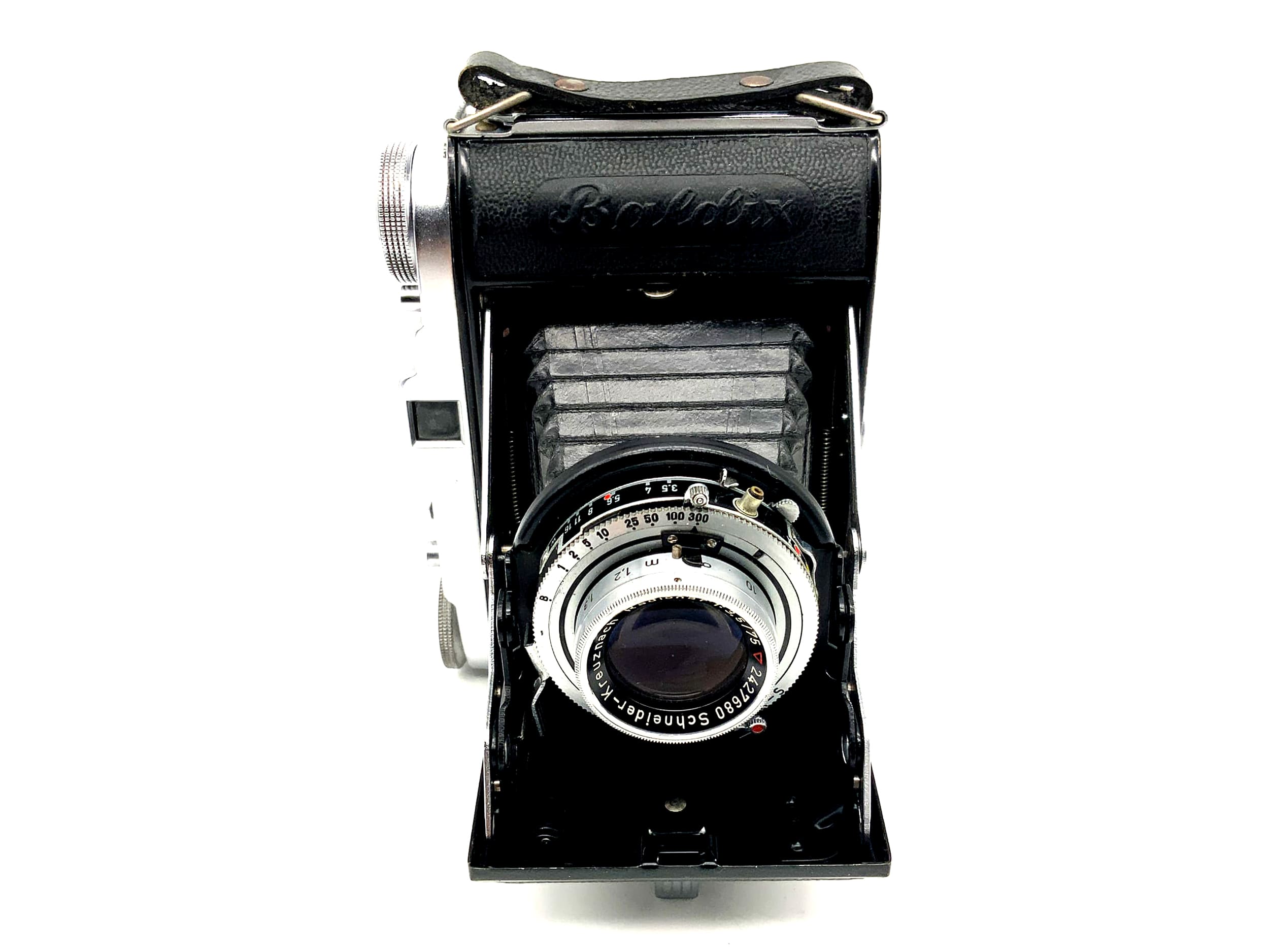 Appareil photo pliant Balda Baldix avec objectif Schneider Kreuznach Radionar 1:3.5/75 Prontor-S