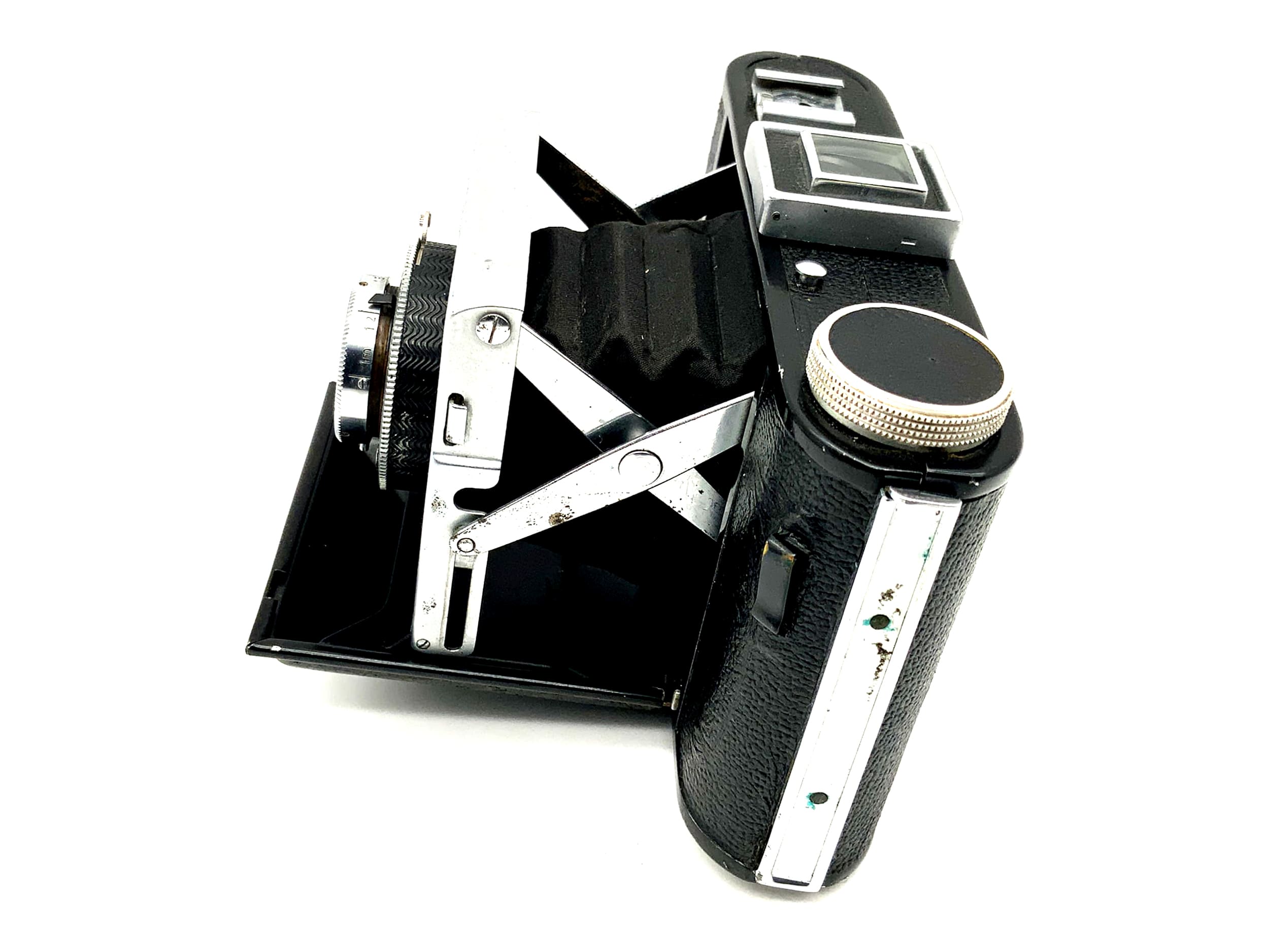 Meopta Milona folding camera with Mirar 1:4.5 f=80mm Compur-Rapid 6x6