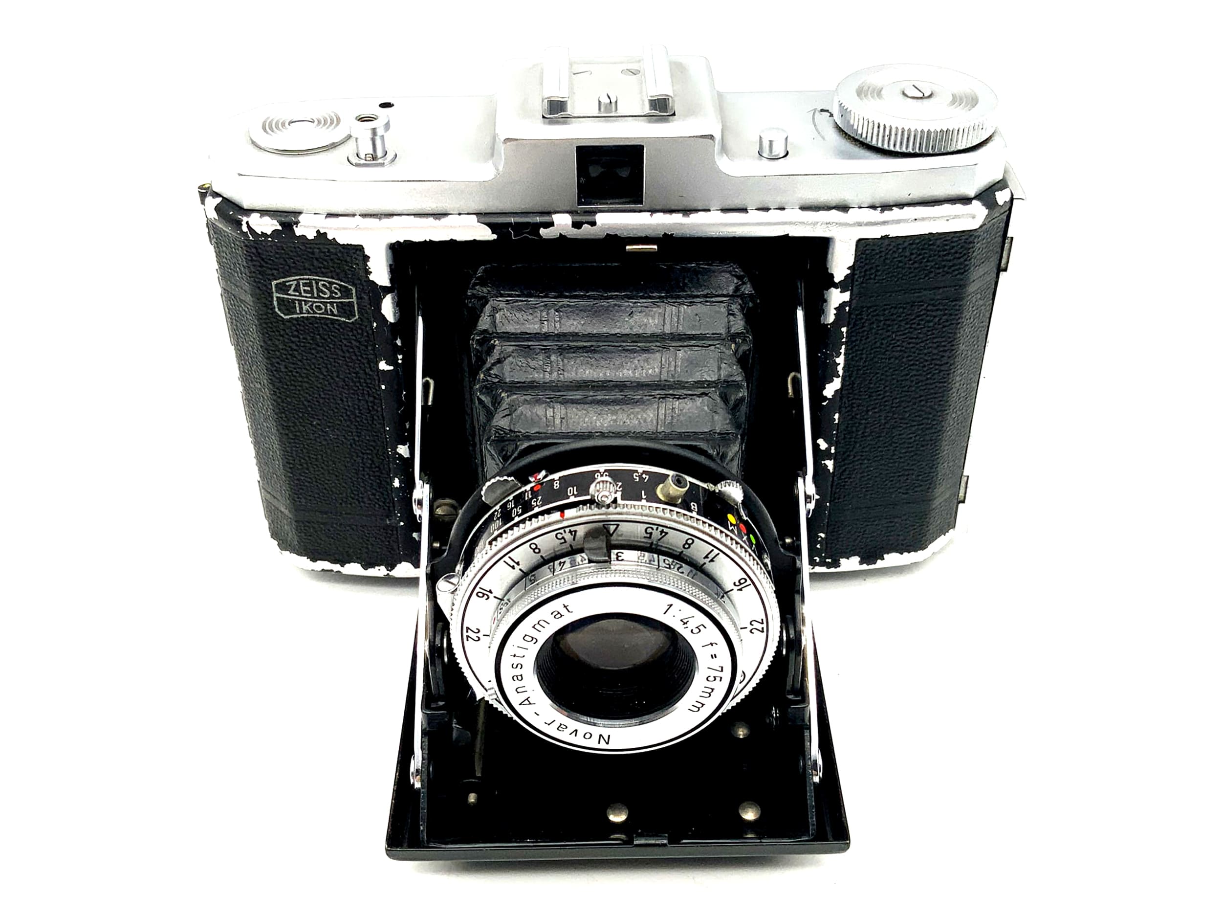 Appareil photo pliant Zeiss Ikon Nettar 518/16, objectif Novar-Anastigmat 1:4.5 f=75mm, Prontor -SVS