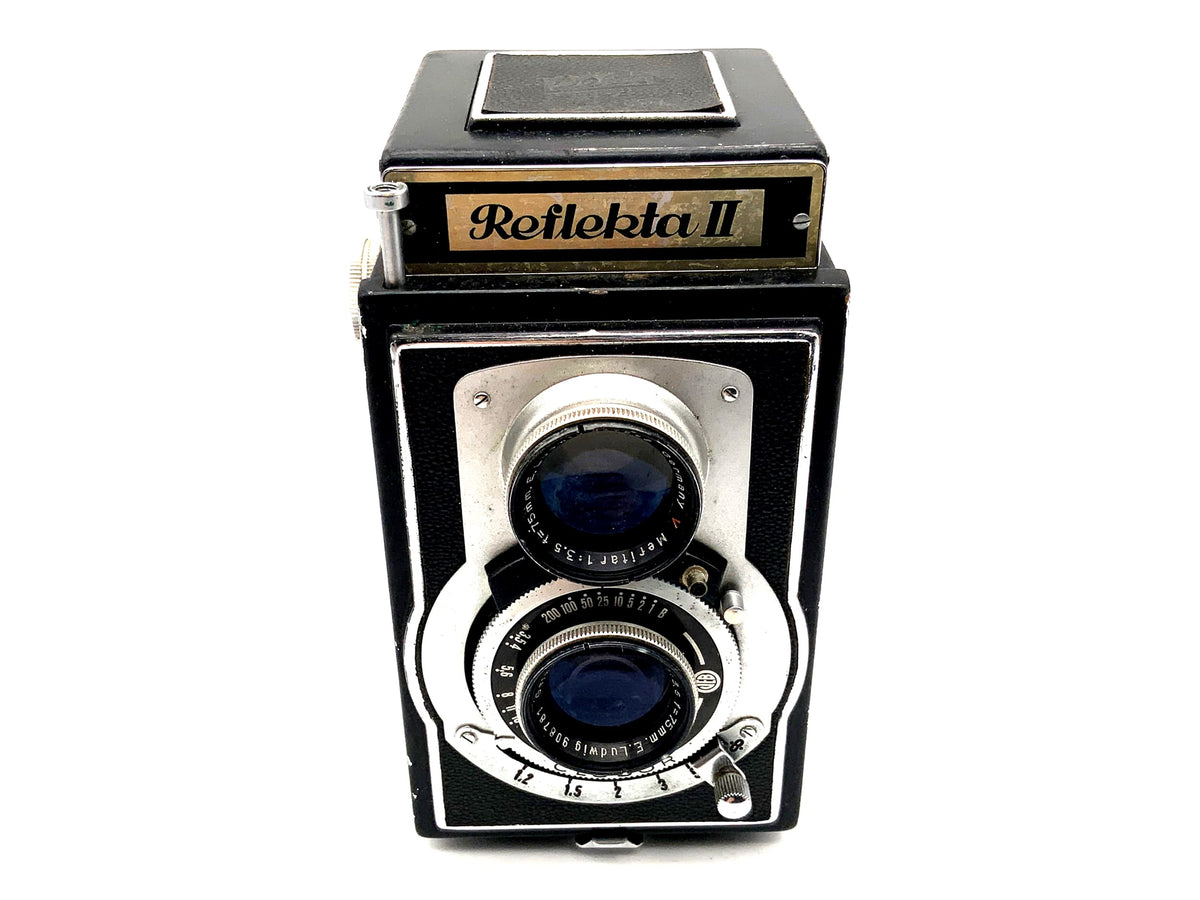 Welta Reflexiona II TLR avec E.Ludwig Meritar rouge V 1:3.5 f=75mm Cludor à deux lentilles
