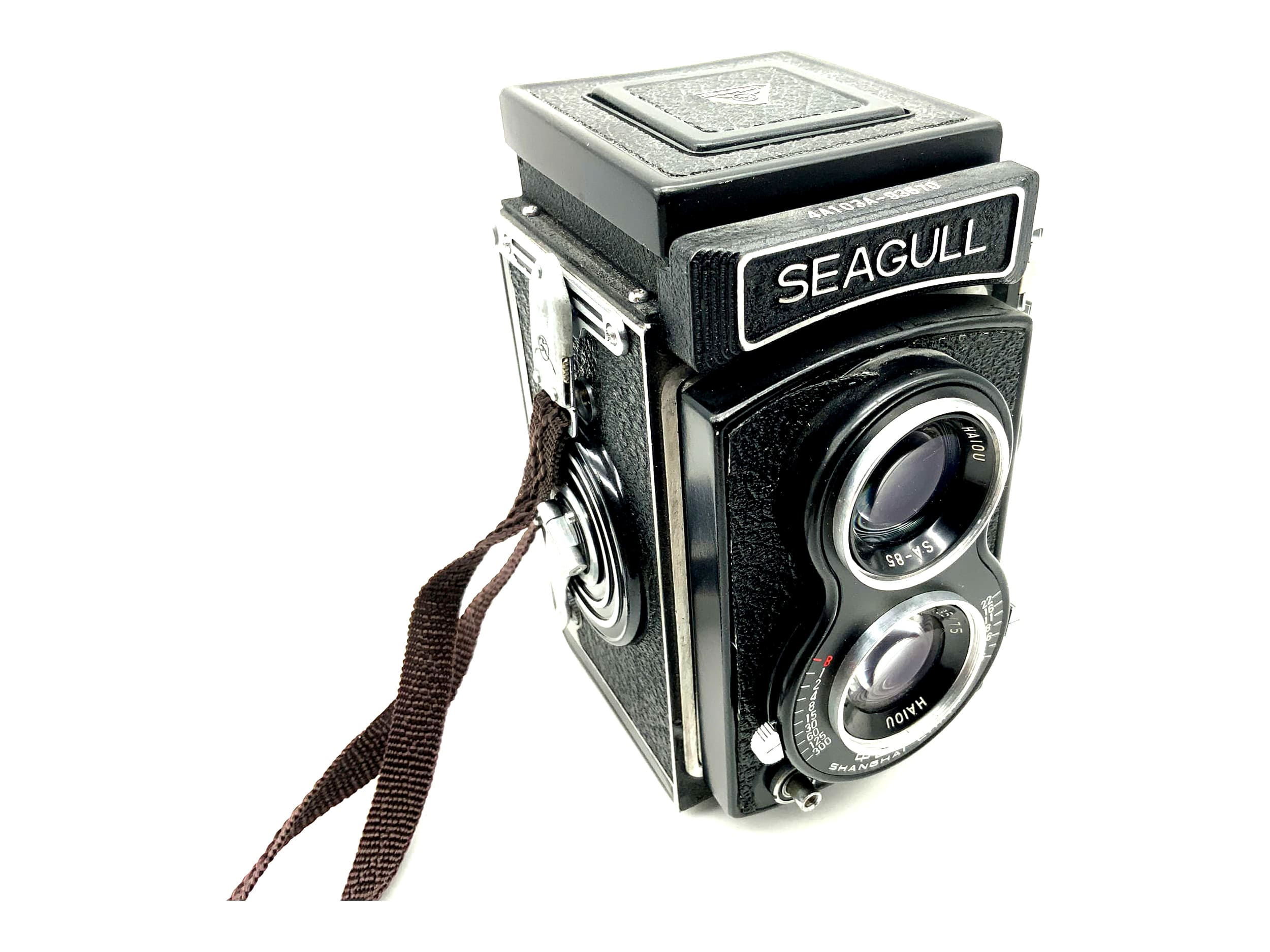 Appareil photo Seagull 4A-103 TLR avec objectif bi-objectif Haiou SA-85 1:3.5/75